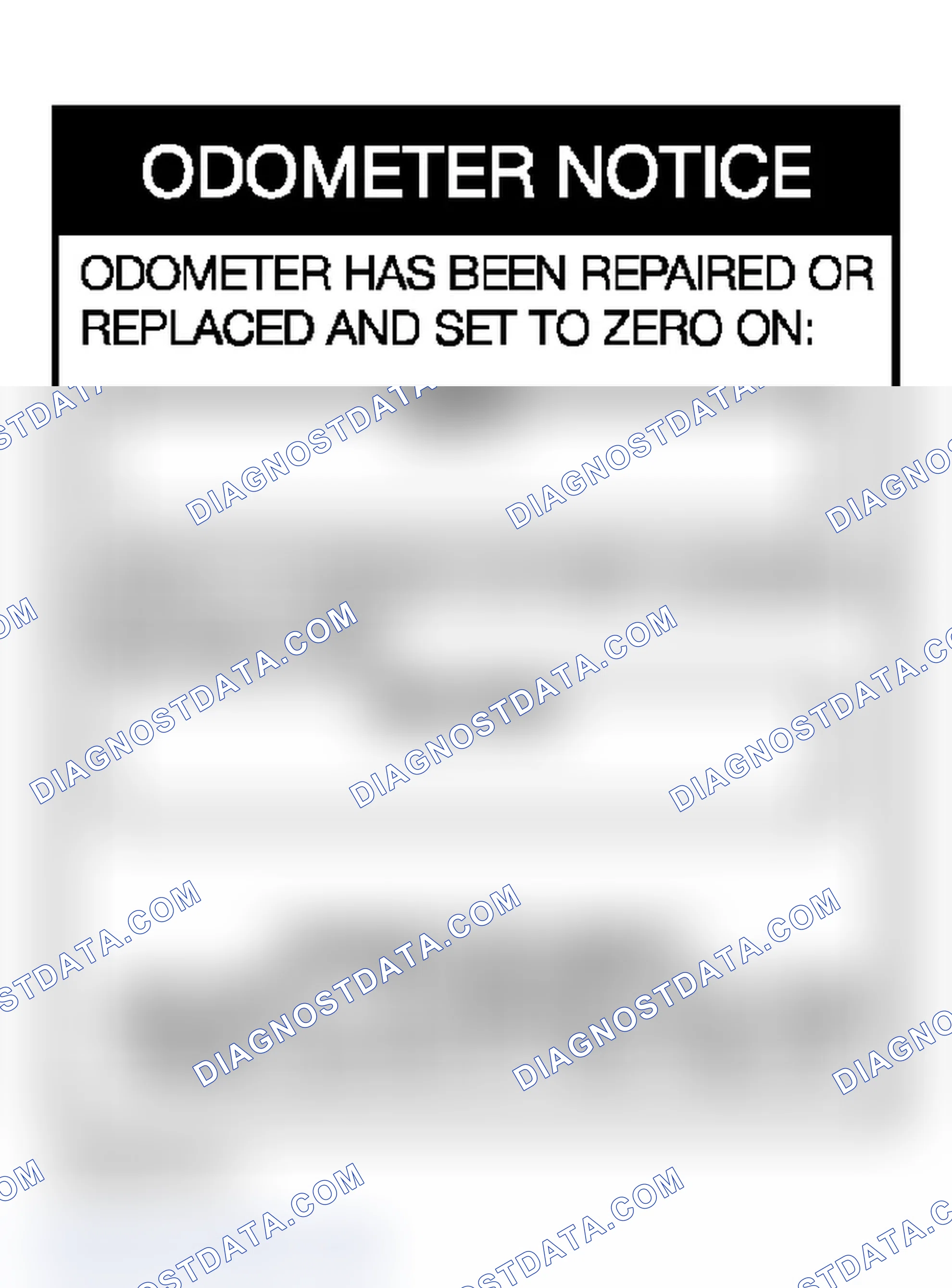Scheme 75: Federal Odometer Disclosure Requirement 92-513