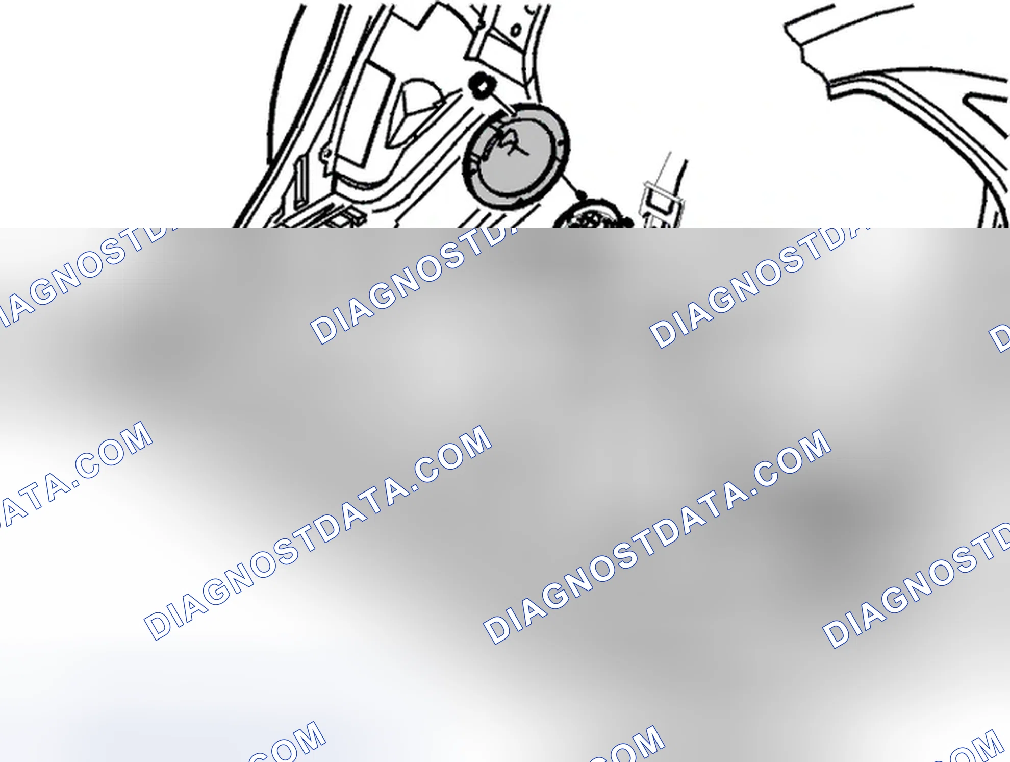 Scheme 913: Removing the fuel tank filler cap over the fuel tank units
