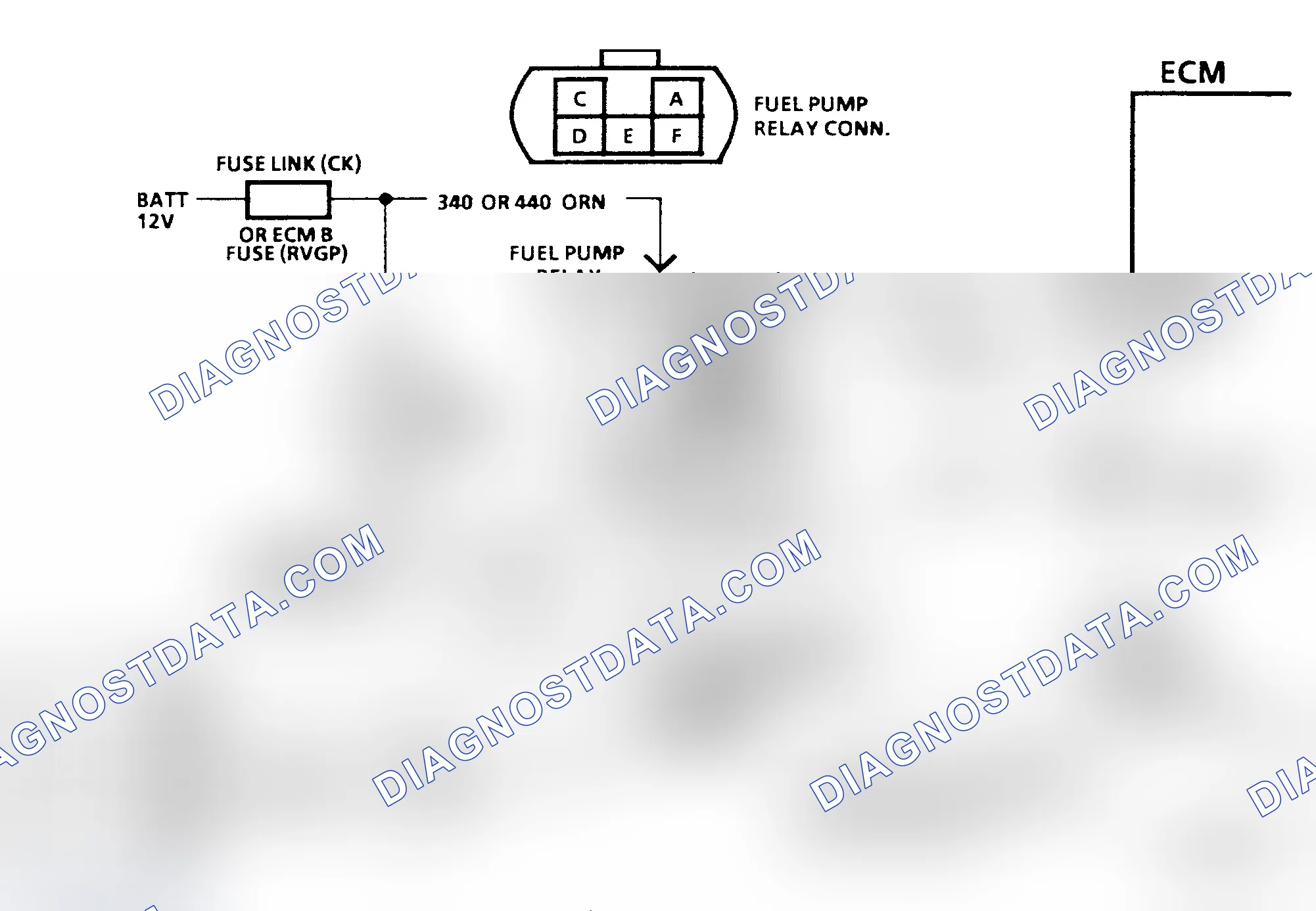 Scheme 21: Chart A-5 Schematic, Fuel Pump Ckt Diagnosis (C, K, R, V, G, P & GP Series) One Fuel Tank