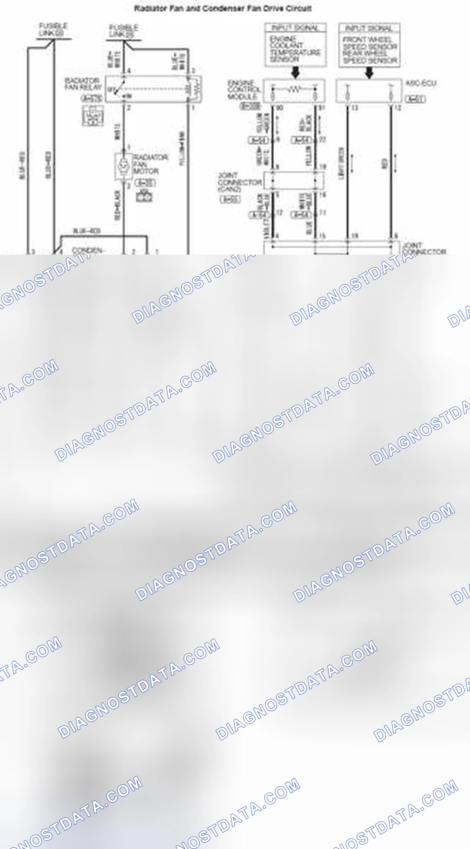 Scheme 6: Inspection Procedure 4: Radiator Fan And Condenser Fan Do Not Operate - 2.0L ENGINE Turbo
