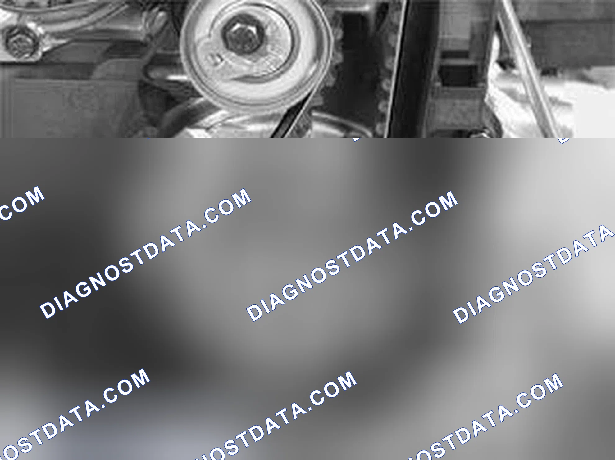 Scheme 400: Removing the timing belt