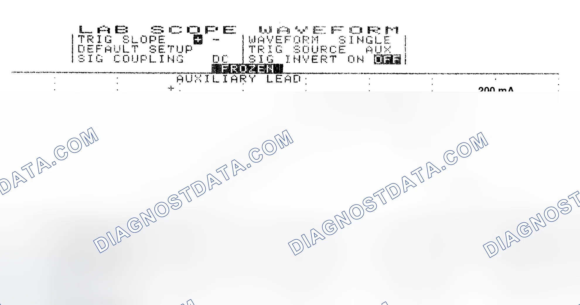 Scheme 13: Single Injector w/Normal Current Flow - Current Pattern