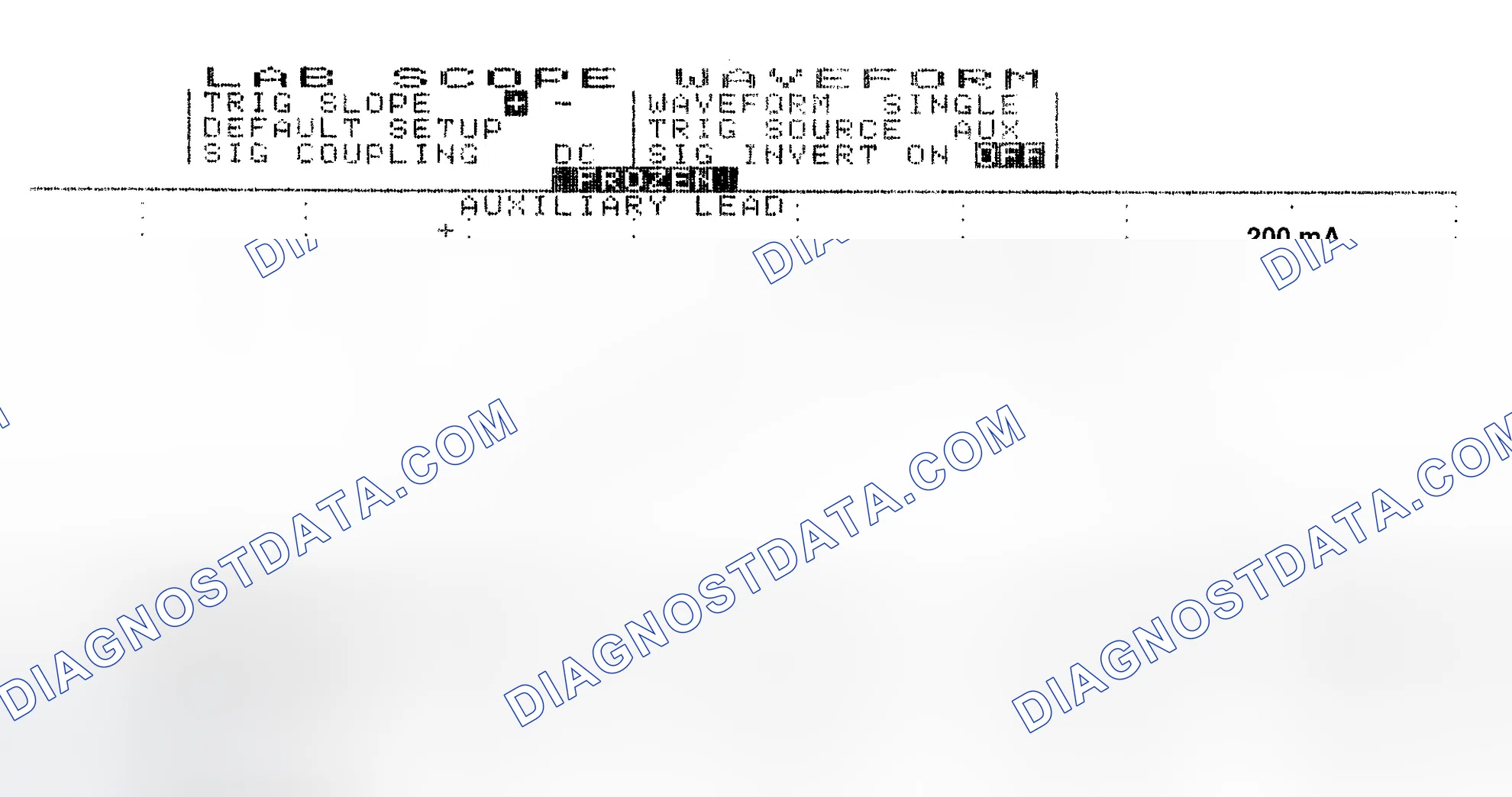 Scheme 13: Single Injector w/Normal Current Flow - Current Pattern