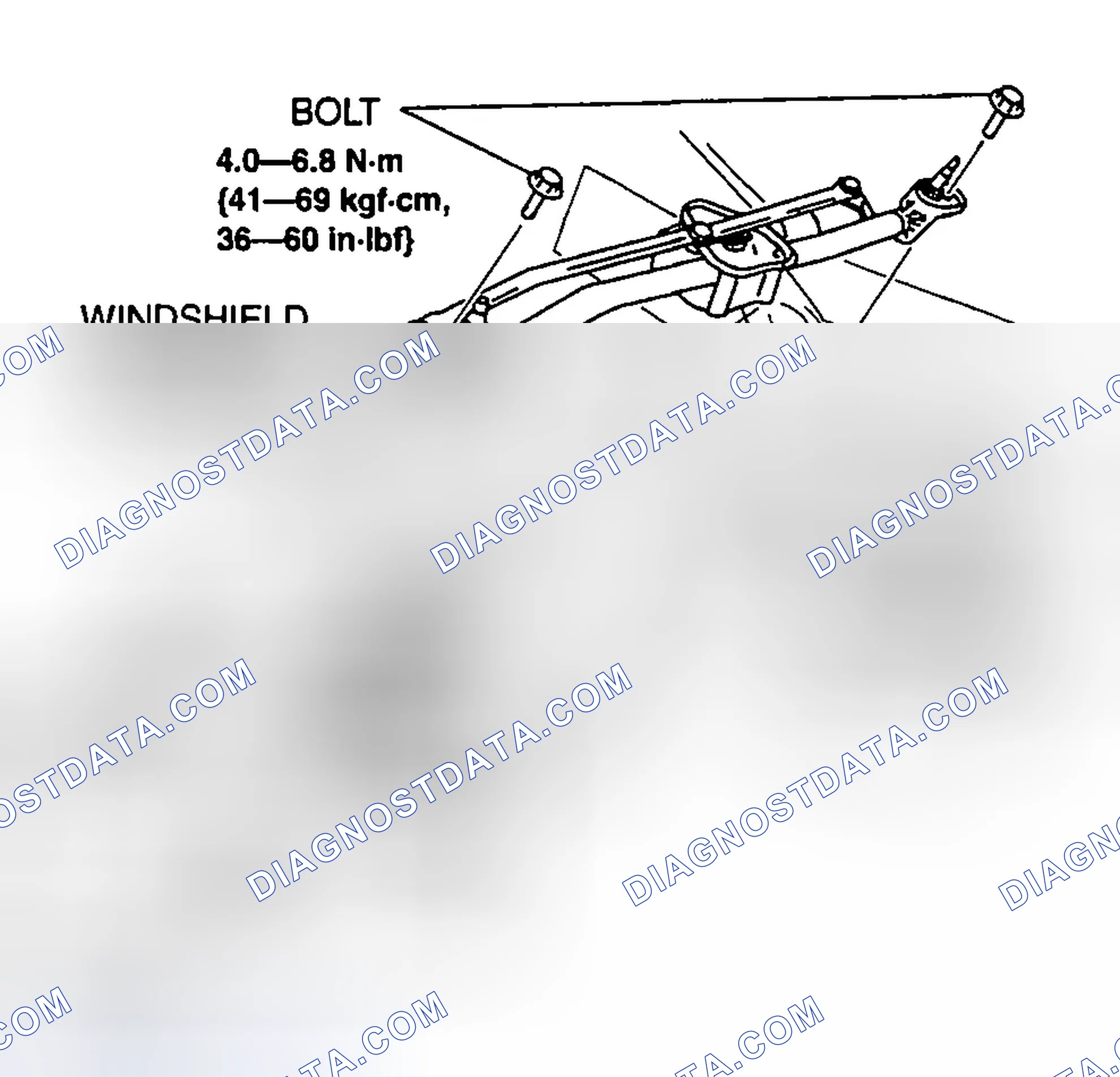 Scheme 6: WINDSHIELD WIPER MOTOR REMOVAL/INSTALLATION