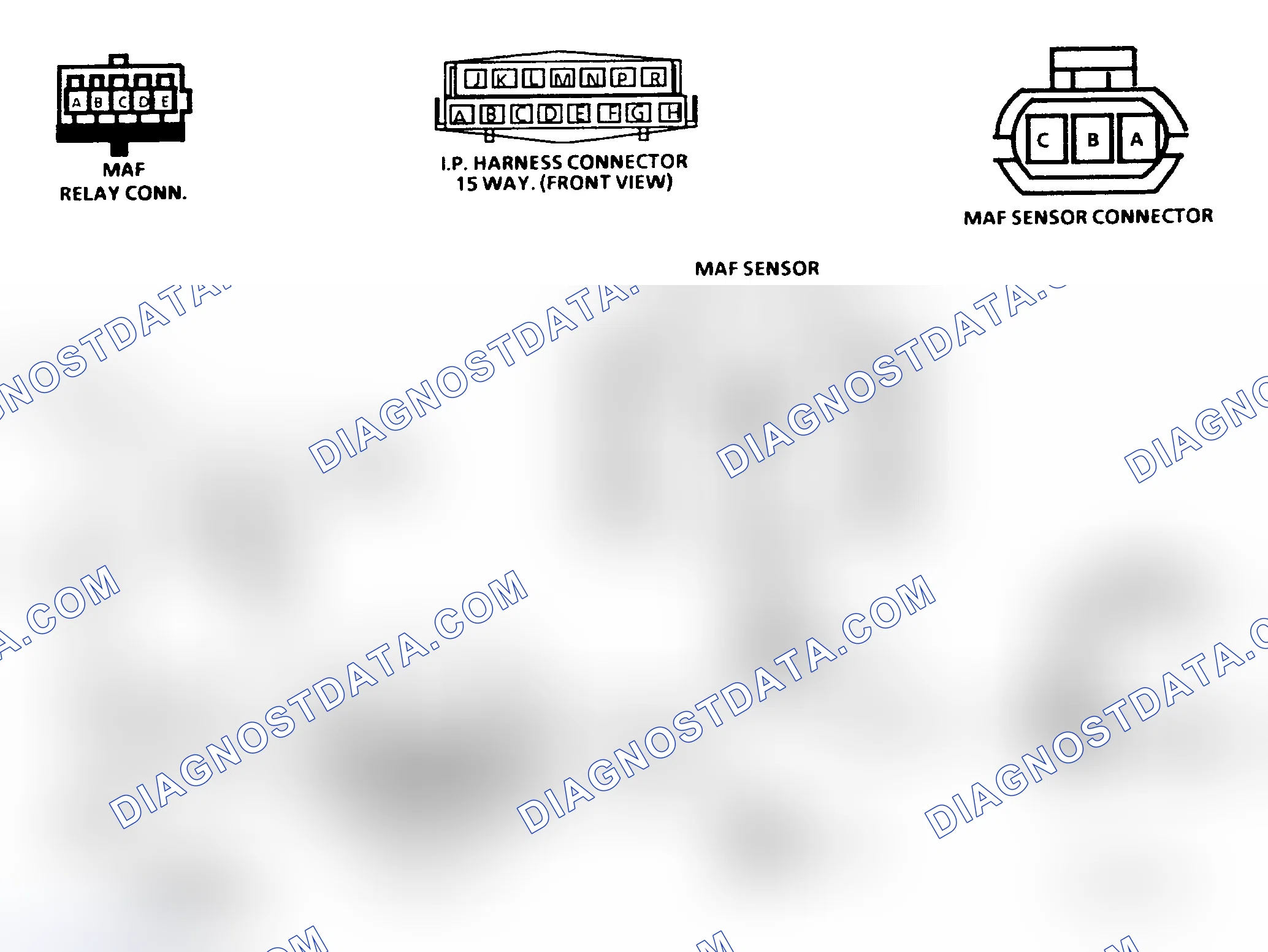 Scheme 413: Code 34 Schematic - Mass Airflow Sensor (2.8L "F" Body)