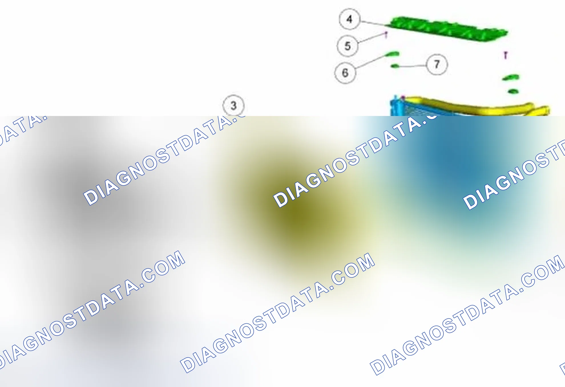 Scheme 14: Air Deflectors, A/C Condenser, Radiator Brackets and Radiator Insulators