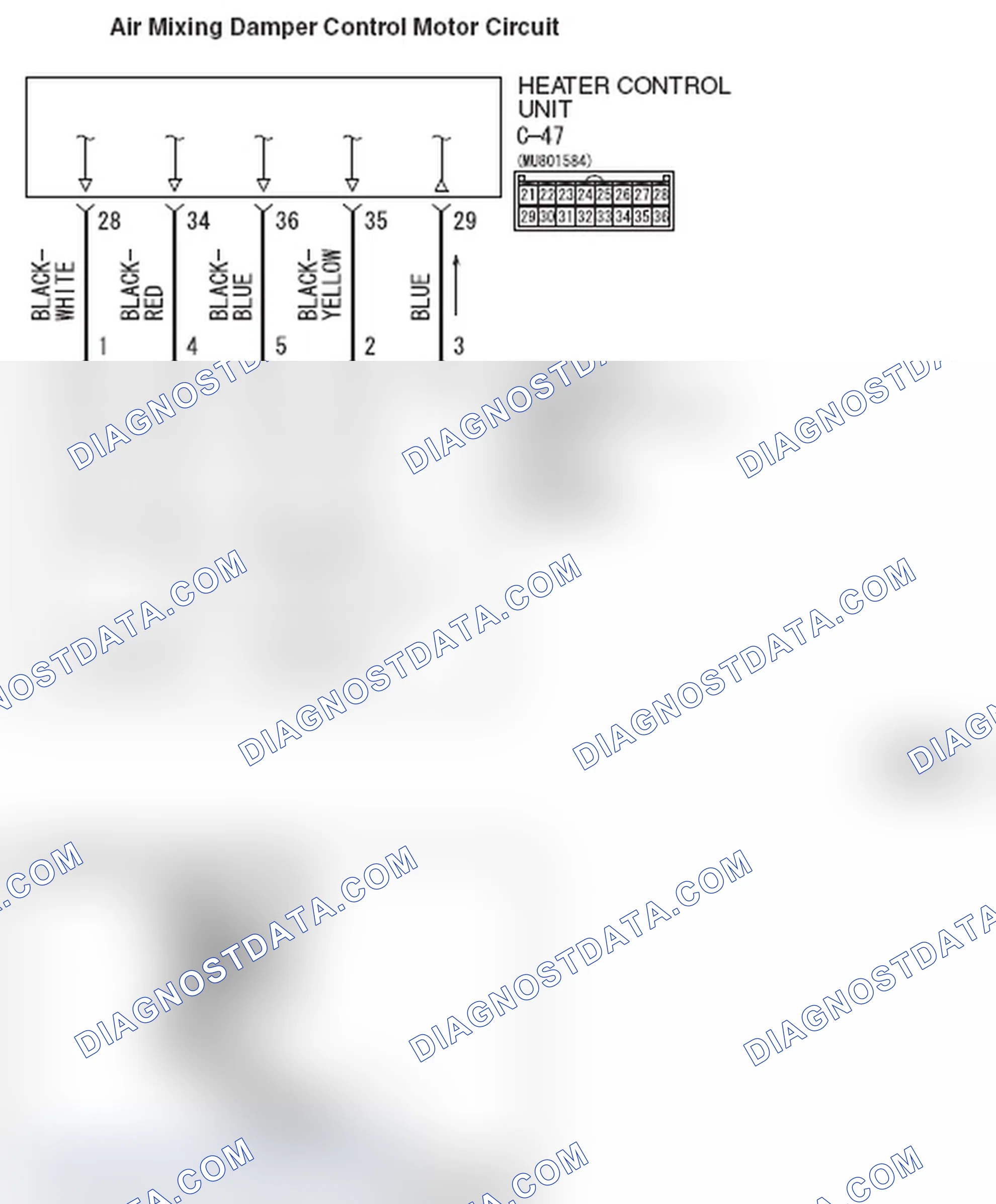 Scheme 50: INSPECTION PROCEDURE 7: A/C Outlet Air Temperature does not Increase