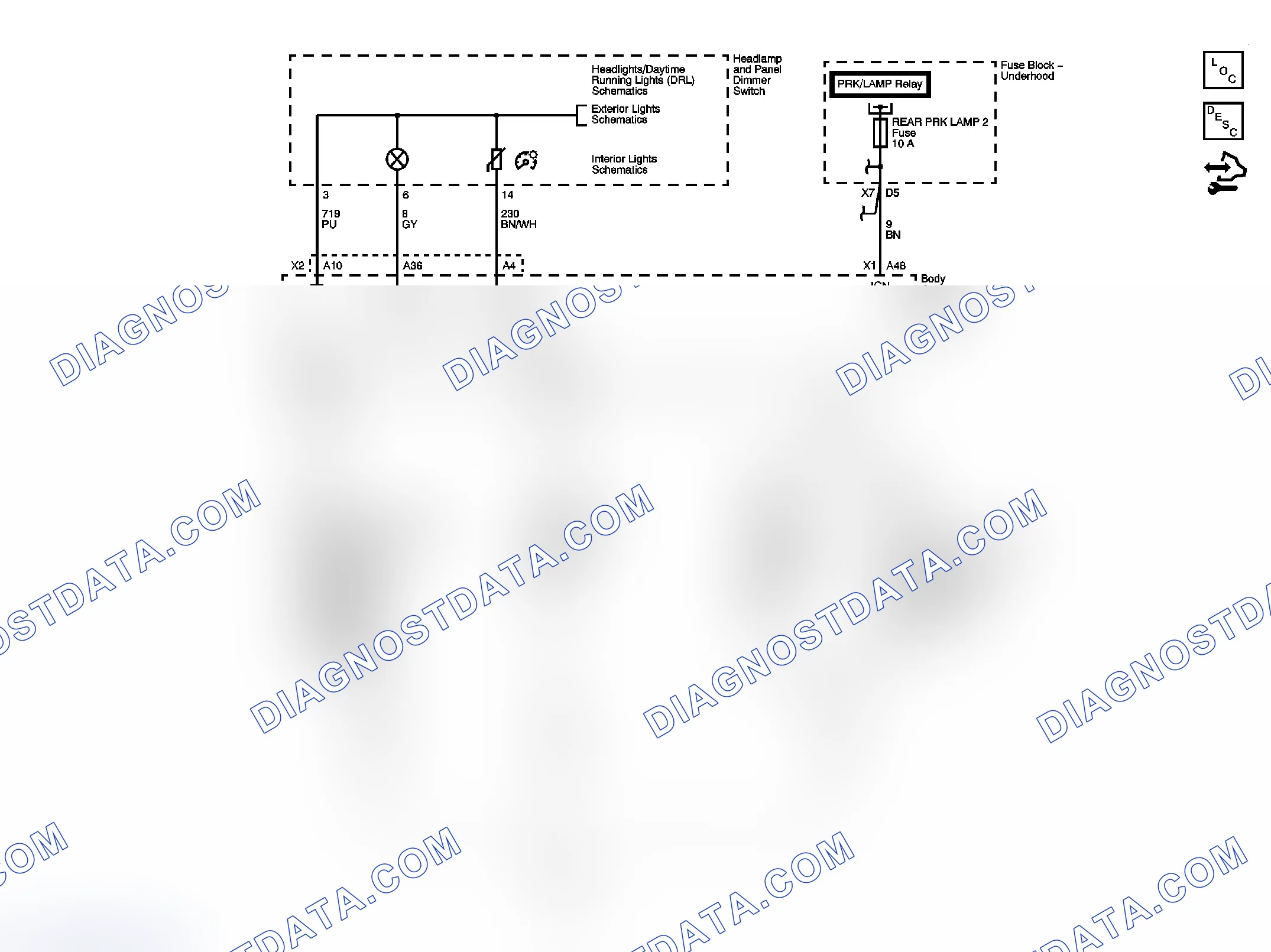 Scheme 11: Interior Lights Dimming Schematics