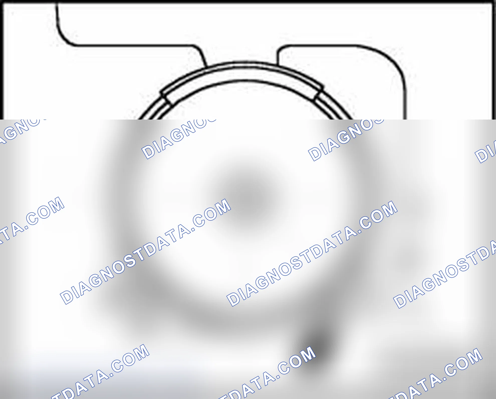 Scheme 79: Installation position of screw clip for fuel filter