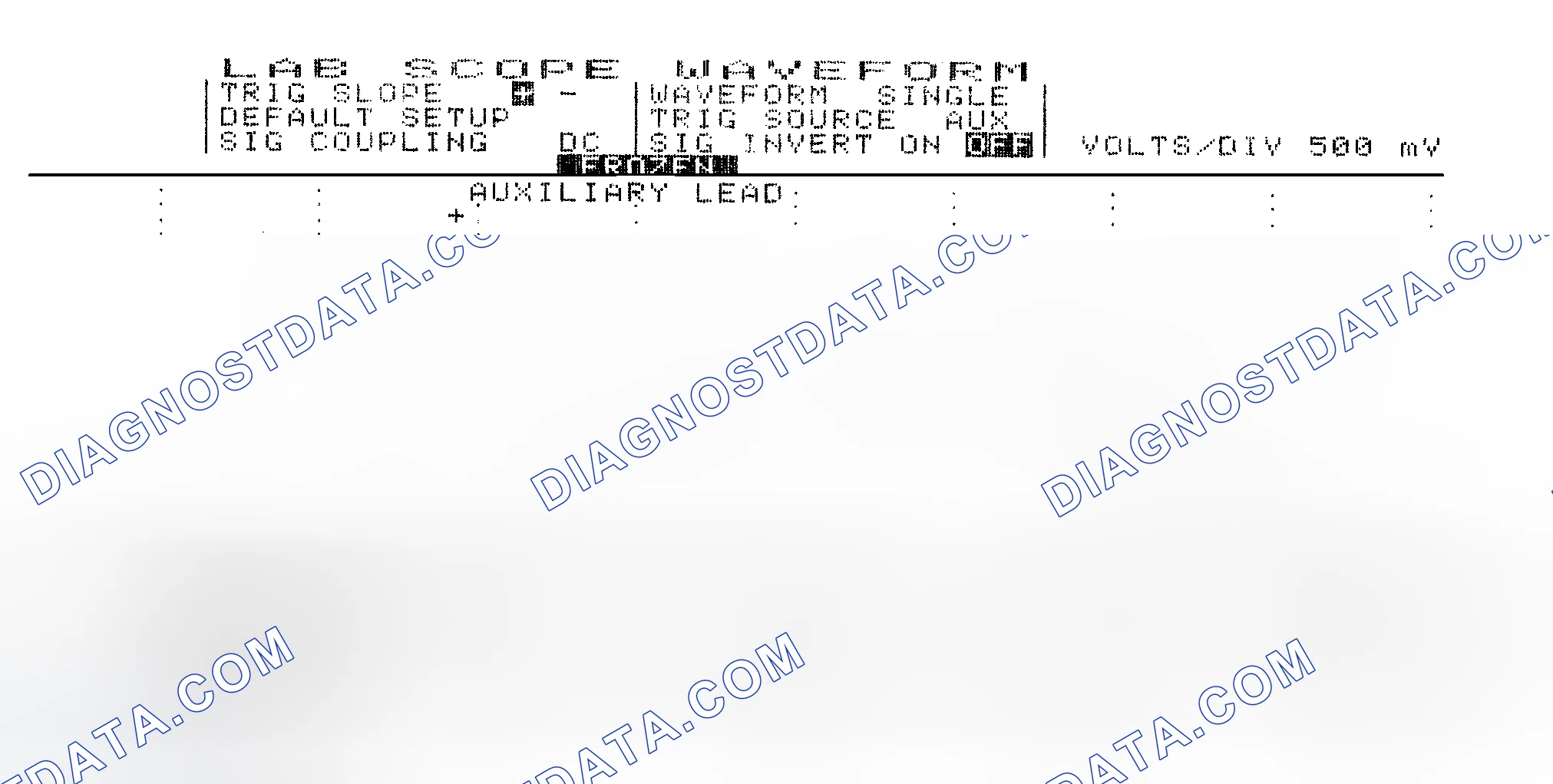 Scheme 14: Single Injector w/Excessive Current Flow - Current Pattern
