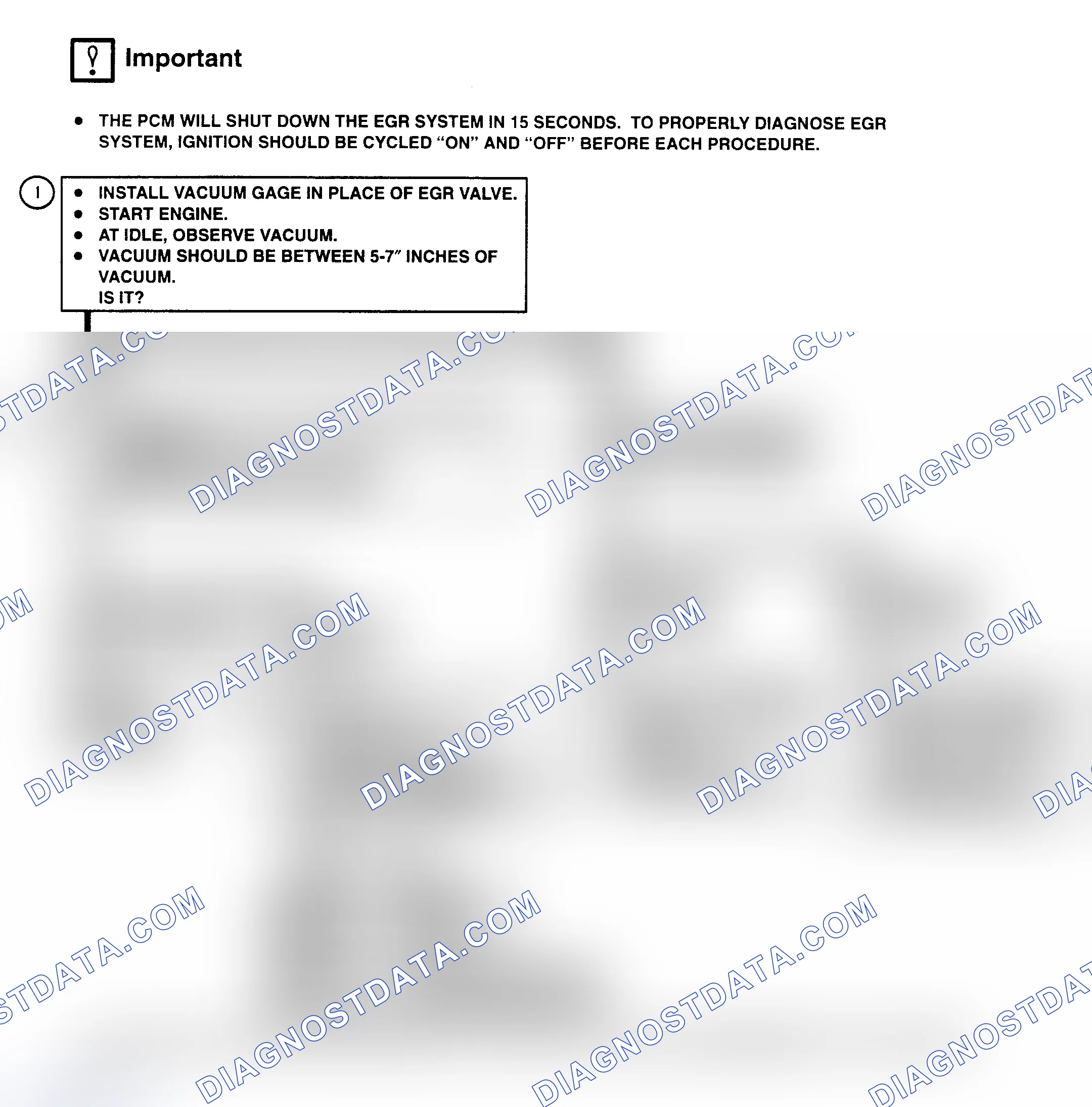 Scheme 144: DTC 32 Flow Chart (6.5L Diesel) EGR Circuit Error