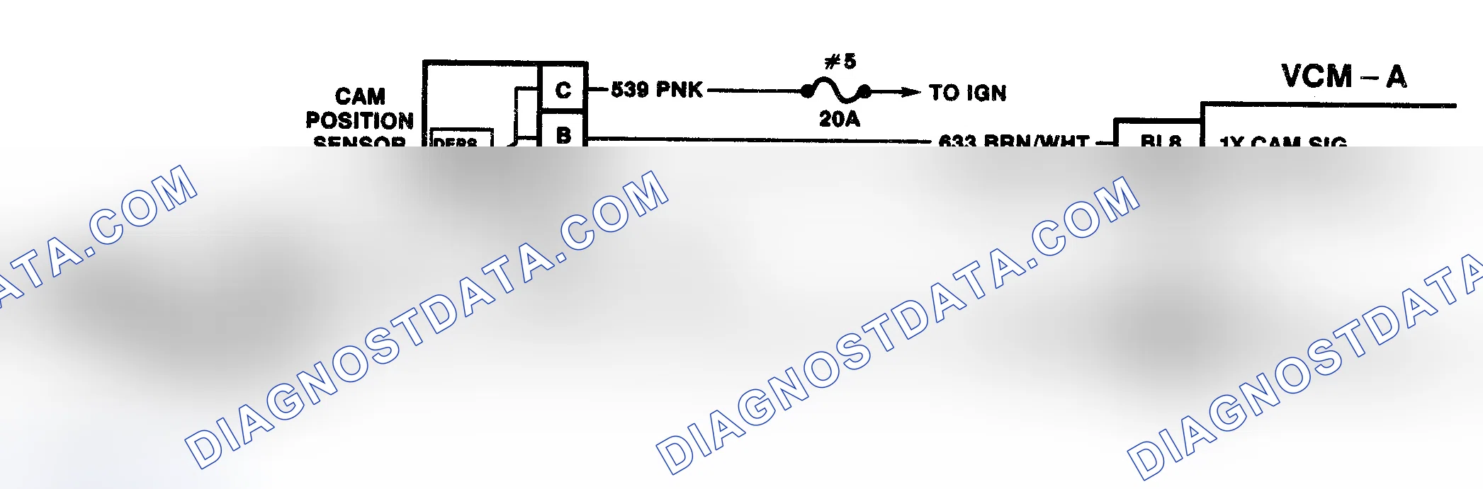 Scheme 237: Code P0300 Schematic ("S" & "T" Series 4.3L - VIN W) Random Misfire Detected