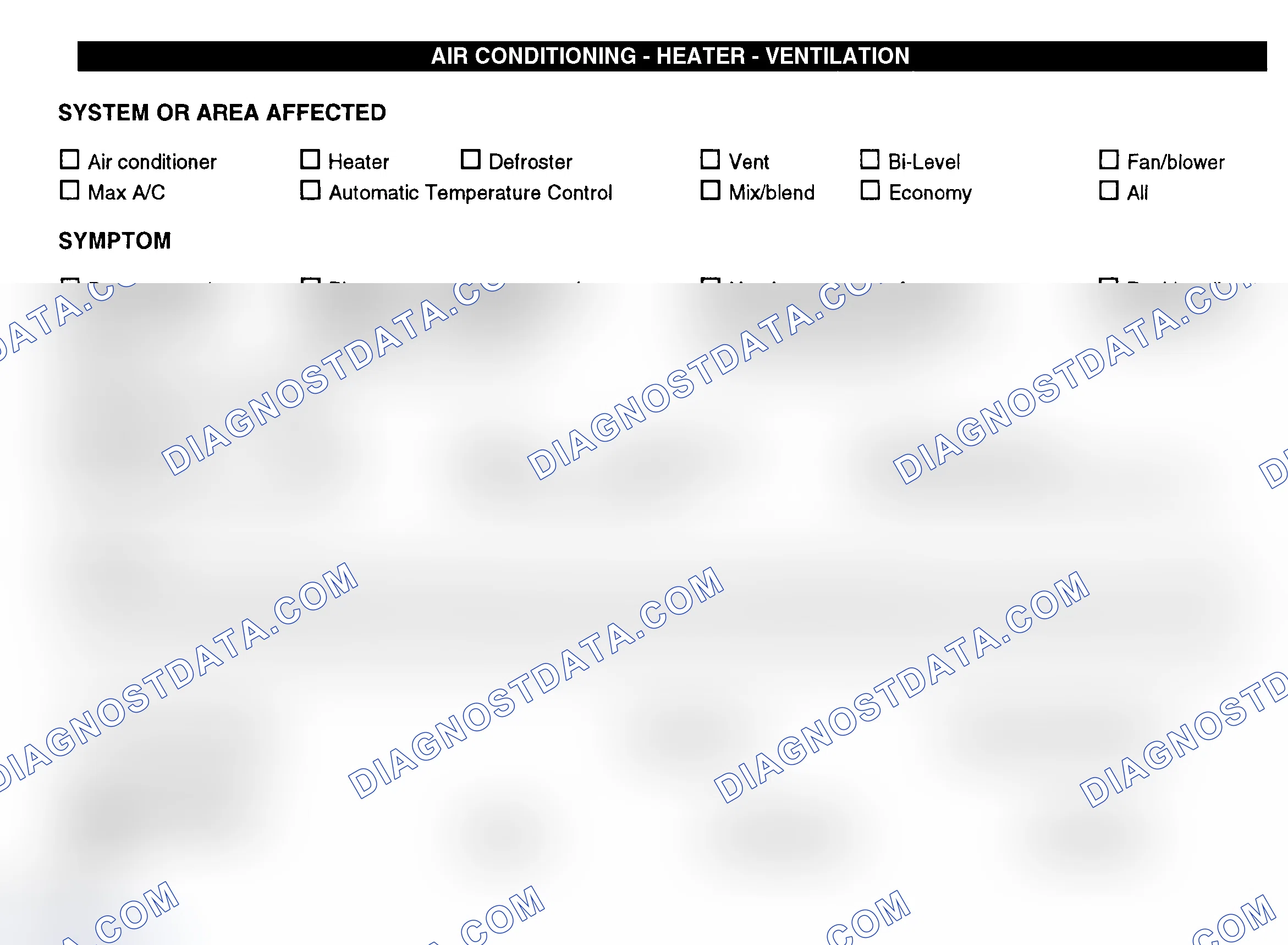 Scheme 8: Air Conditioning, Heater & Ventilation
