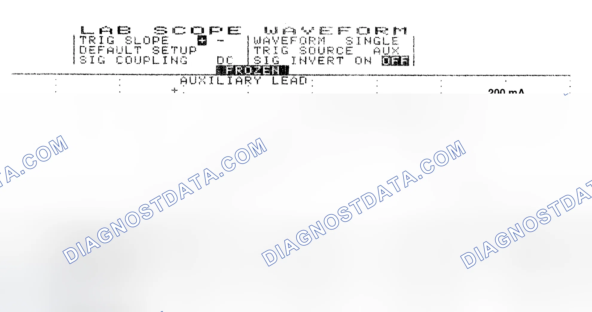 Scheme 13: Single Injector w/Normal Current Flow - Current Pattern