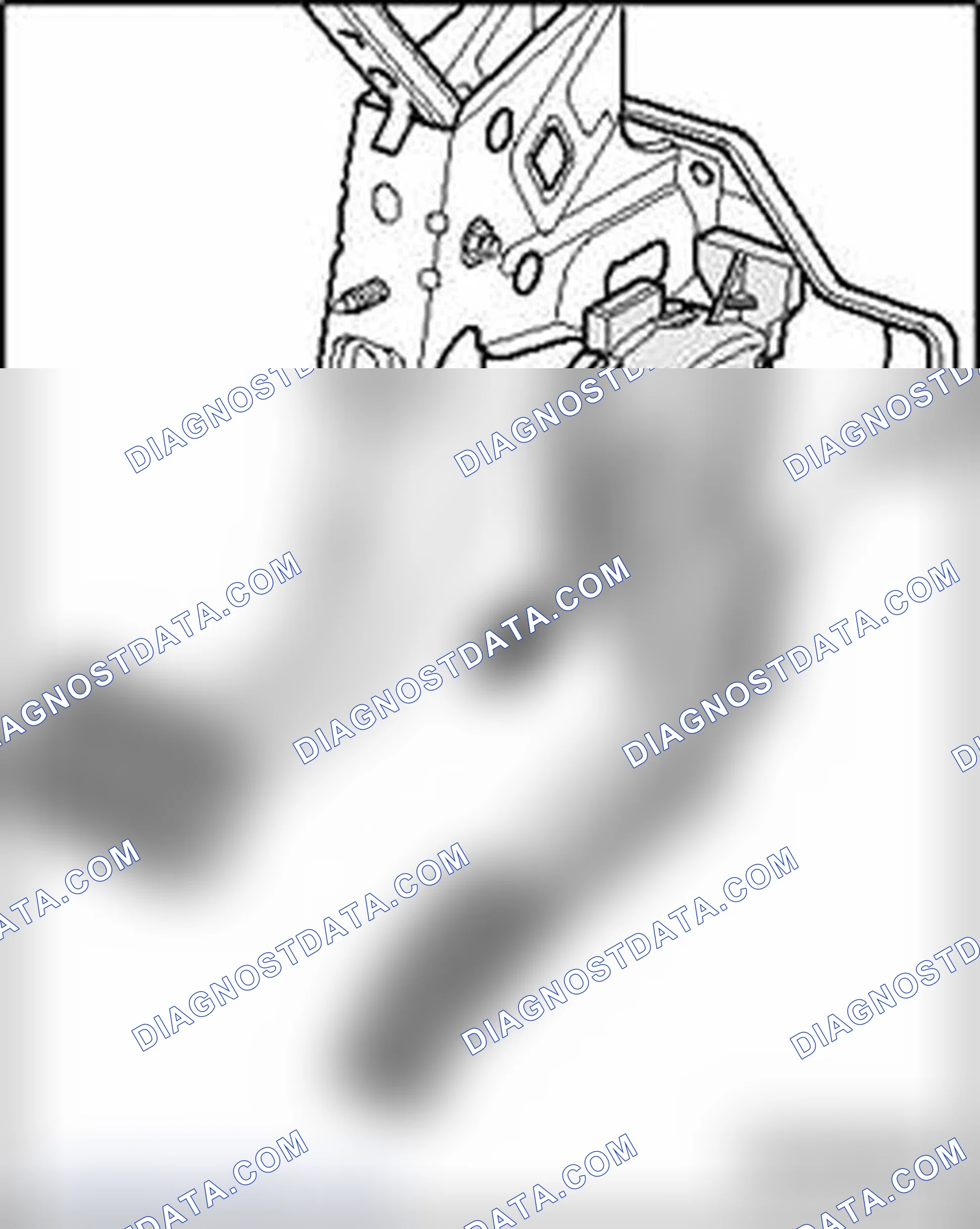 Scheme 905: Location Throttle Position (TP) Sensor G79/Accelerator Pedal Position Sensor 2 G185