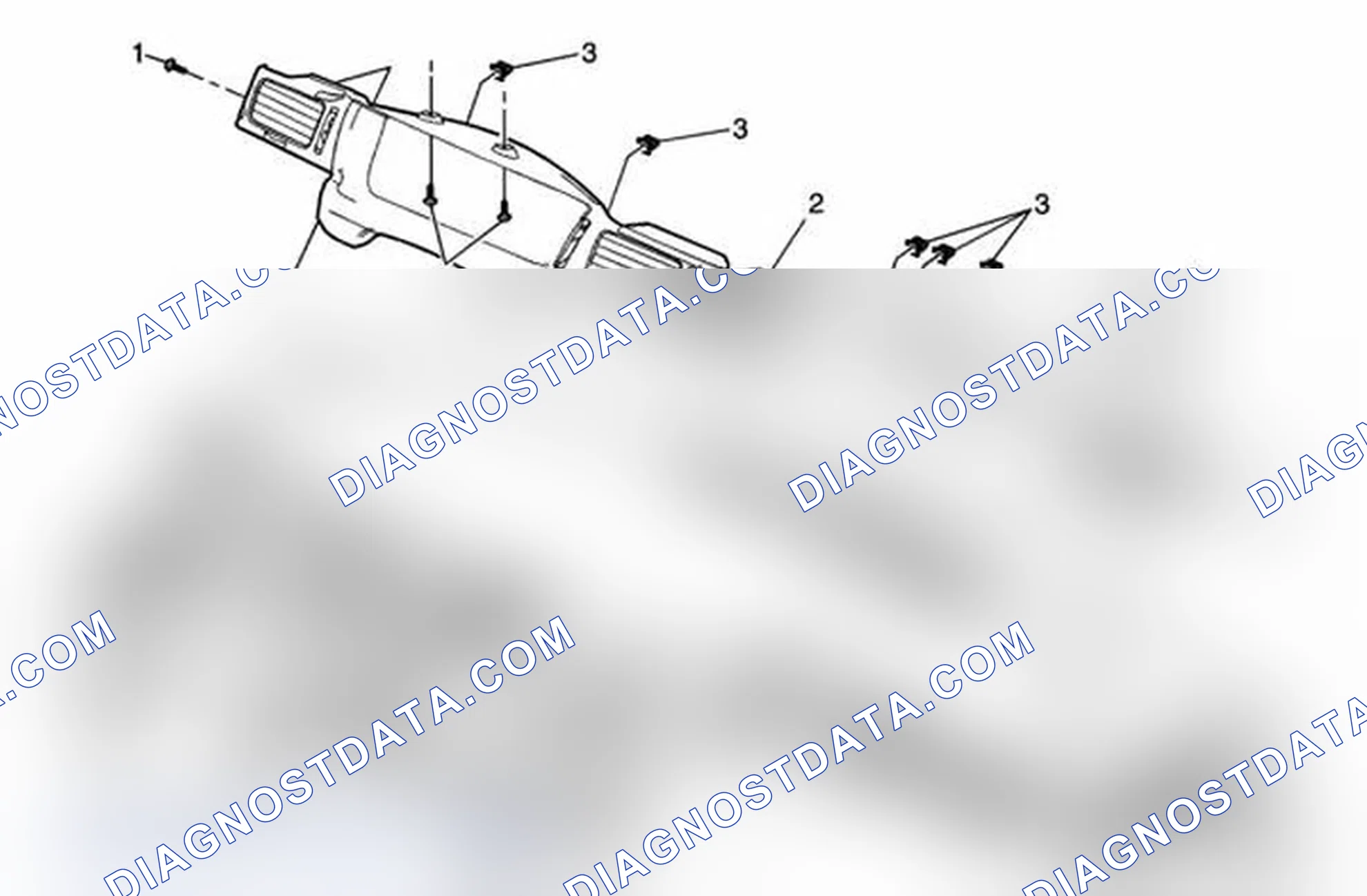Scheme 33: Instrument Panel Trim Plate Replacement