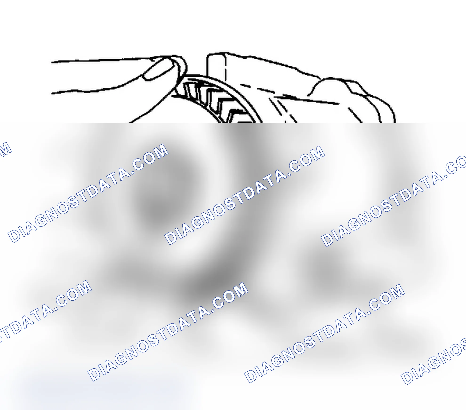 Scheme 60: Removing Centrifugal Fan Filter from Pump w/Pulley Removed Be careful that fragments do not enter air intake hole.