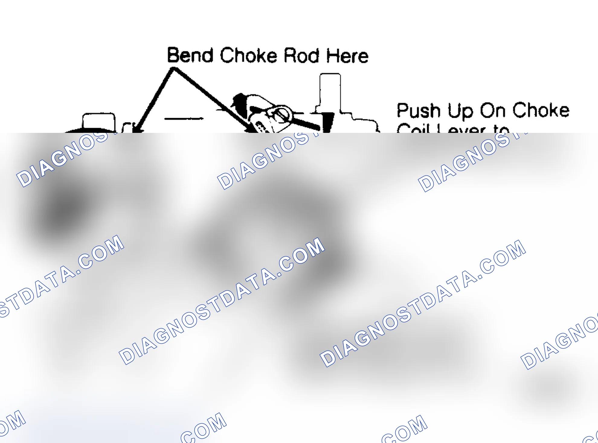 Scheme 11: Choke Coil Lever Adjustment Bend choke rod to adjust.