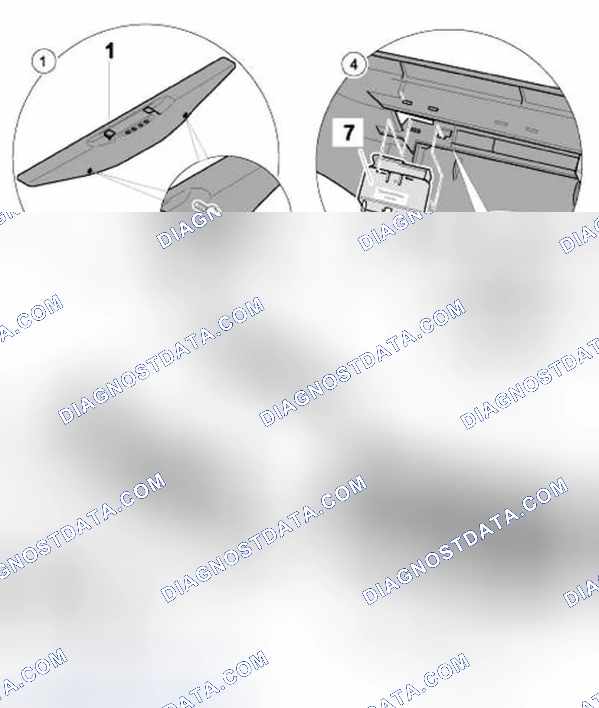 Scheme 58: Disassembling release for front lid