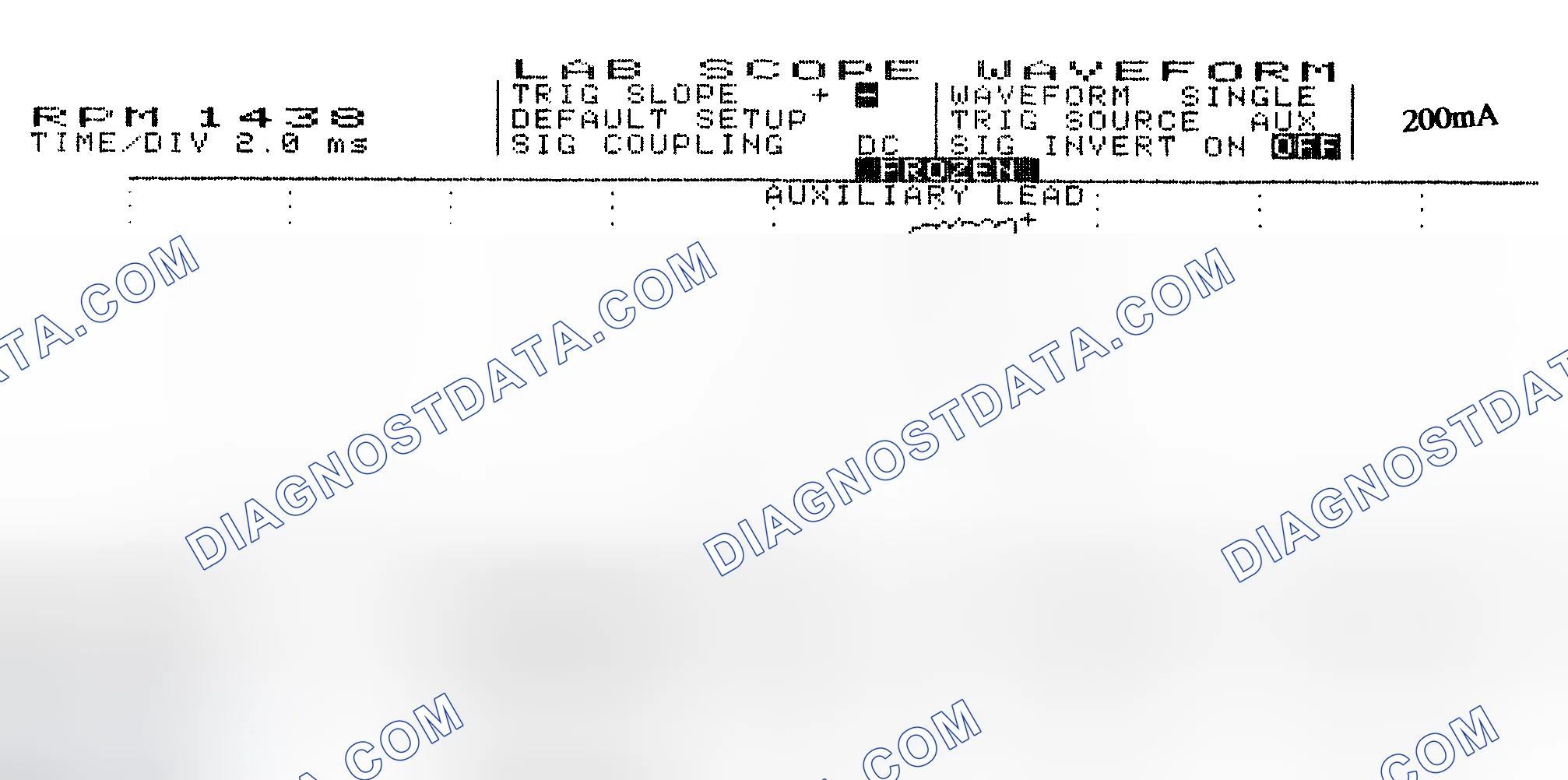 Scheme 15: Single Injector w/Normal Current Flow - Current Pattern