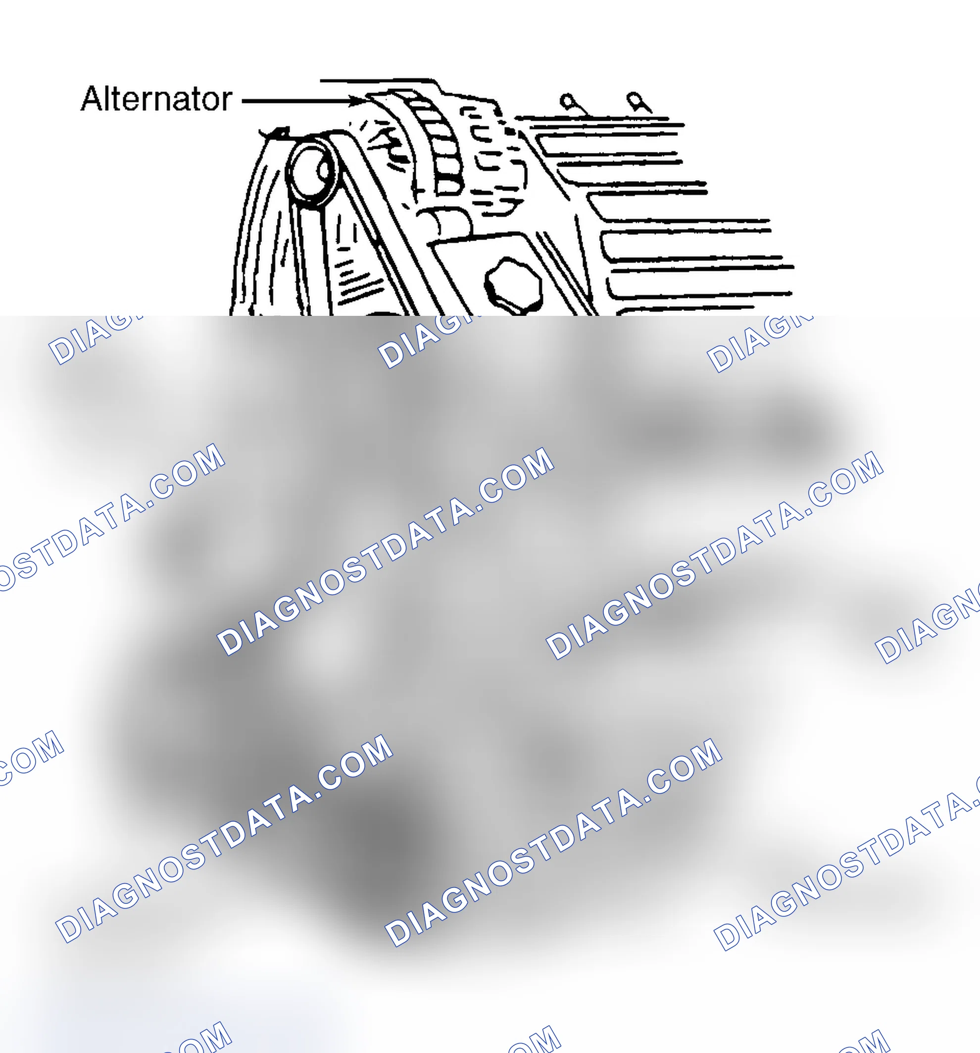 Scheme 7: SERPENTINE BELT ROUTING (3.1L EXCEPT CAMARO/FIREBIRD)
