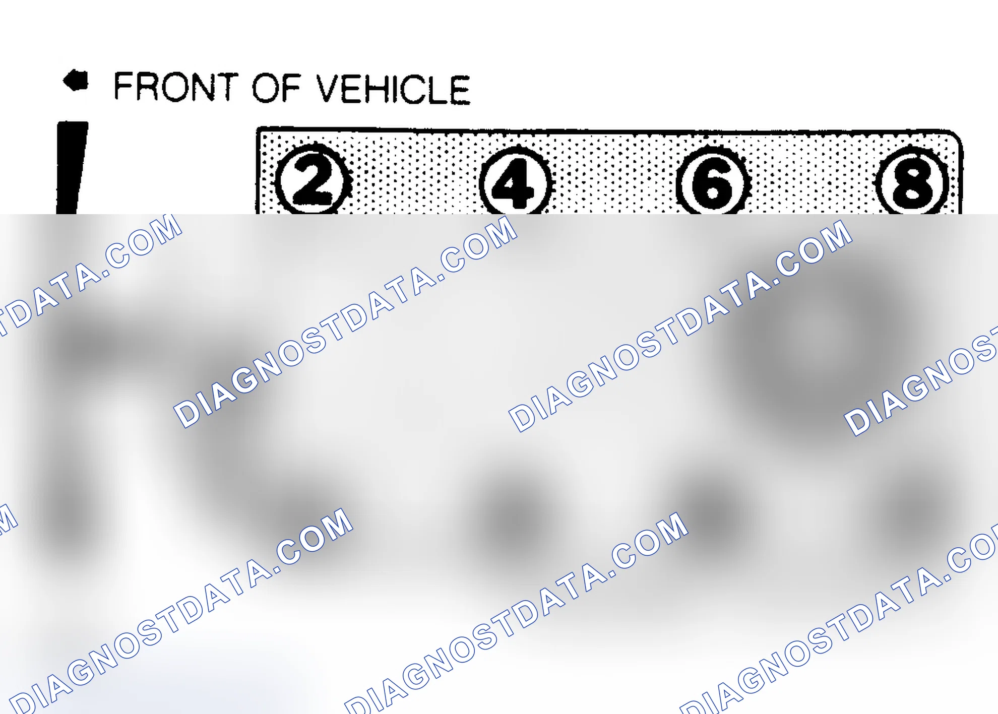 Scheme 5: Firing Order & Timing Marks (5.0L & 5.7L VIN 7)