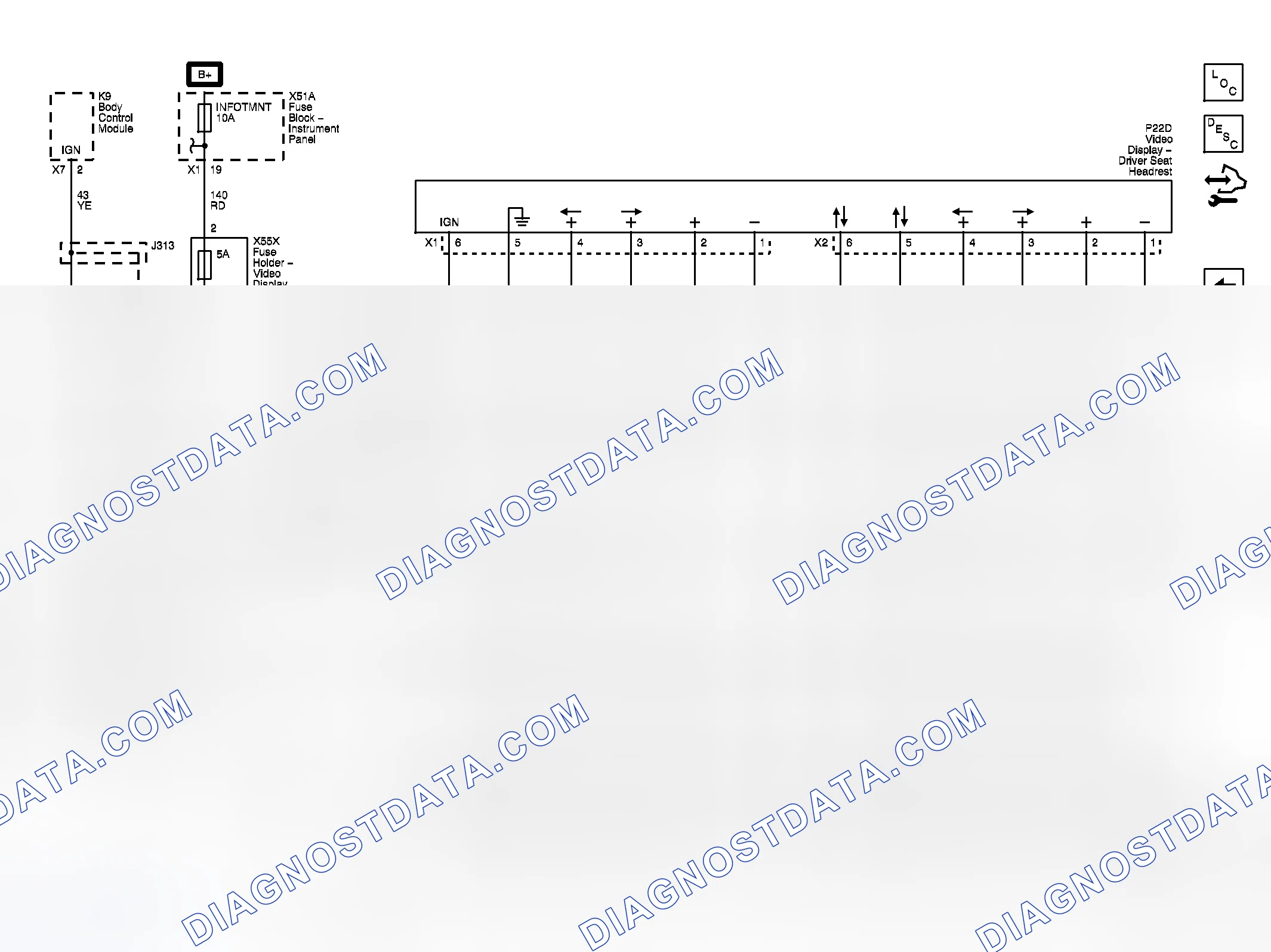 Scheme 14: Headrest DVD (SPO Accessory)