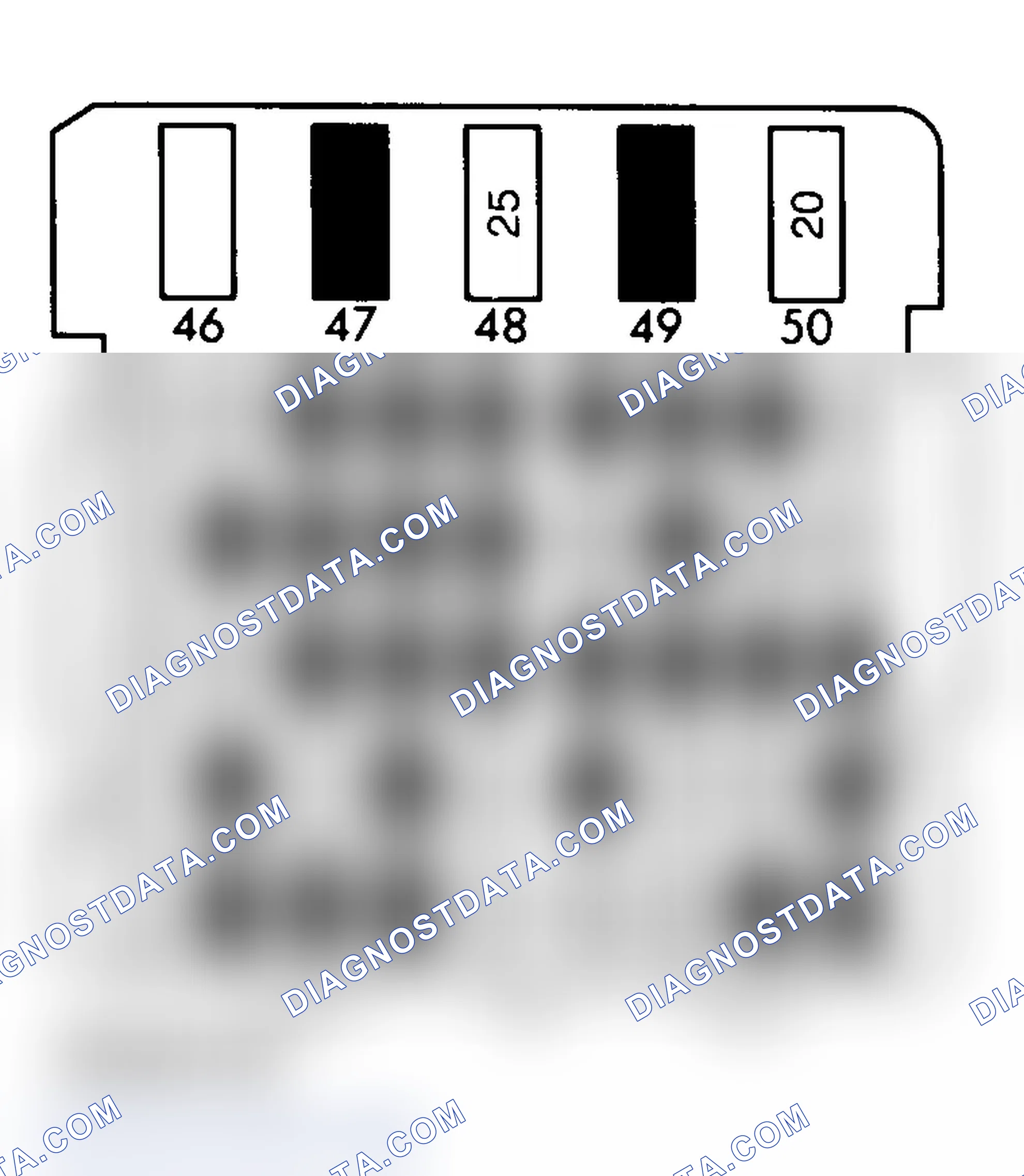 Scheme 9: FUSE PANEL IDENTIFICATION (1993 CADILLAC)