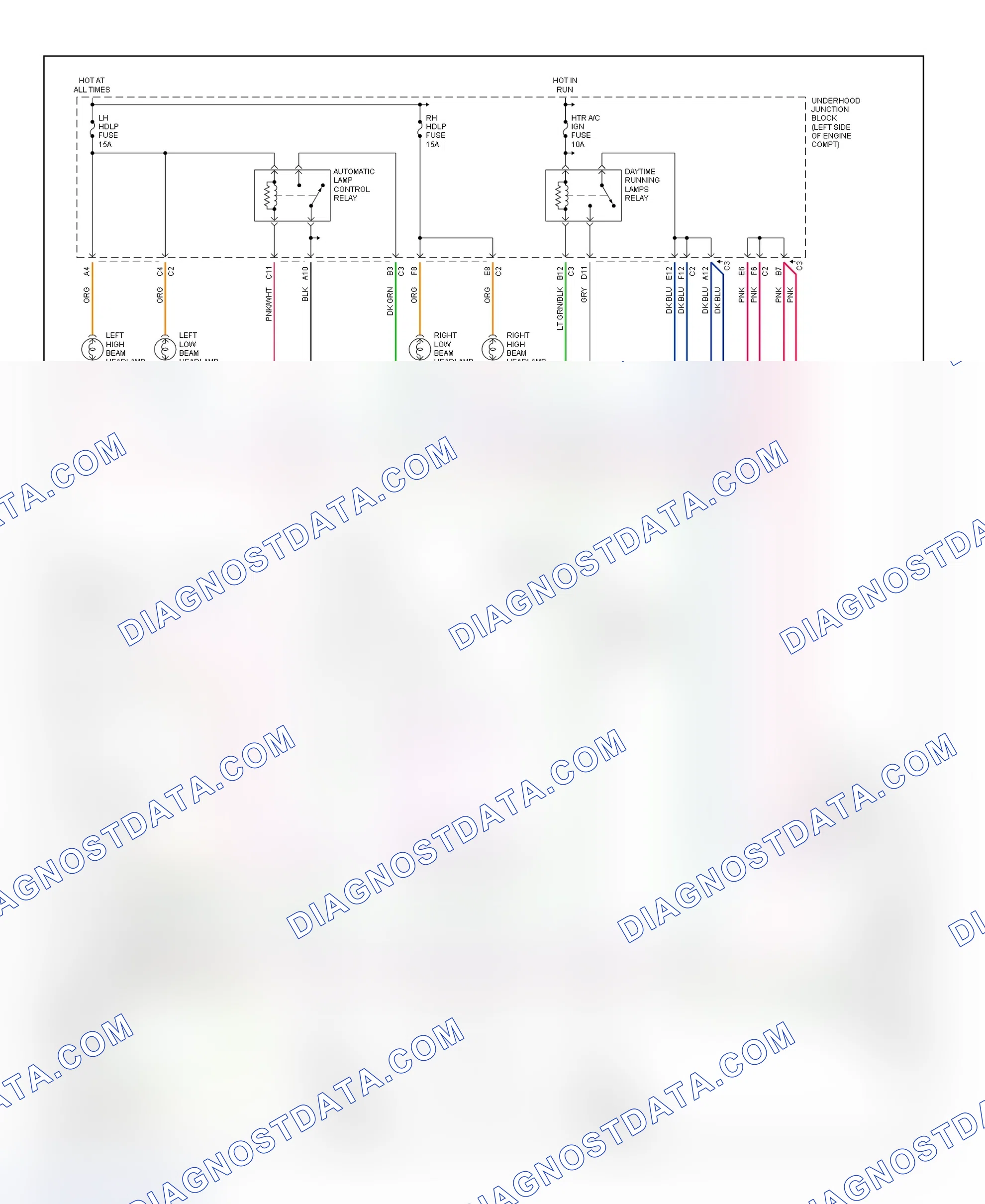 Scheme 26: Headlight Systems & Daytime Running Lights Wiring Diagram (Malibu)