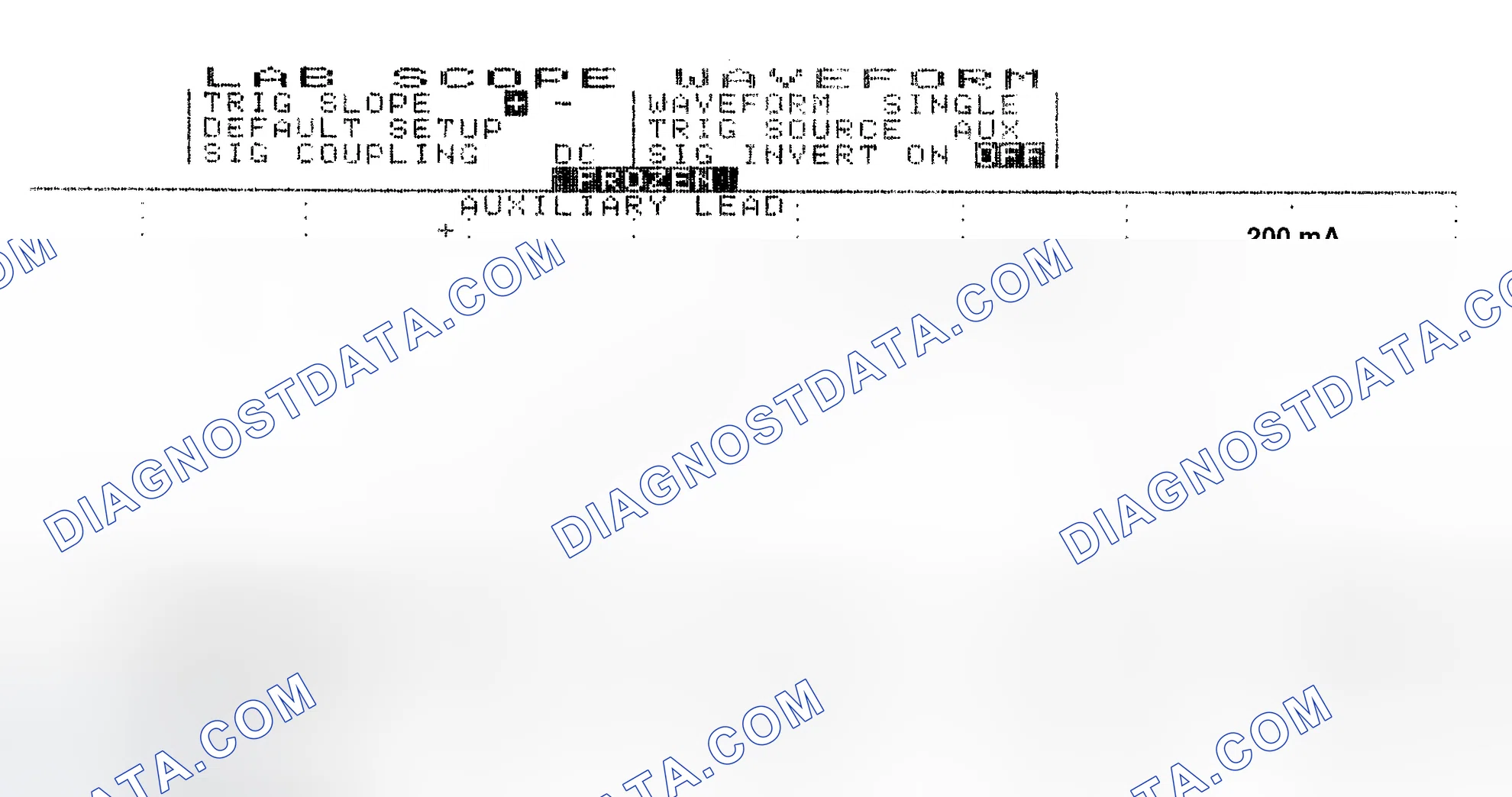 Scheme 13: Single Injector w/Normal Current Flow - Current Pattern