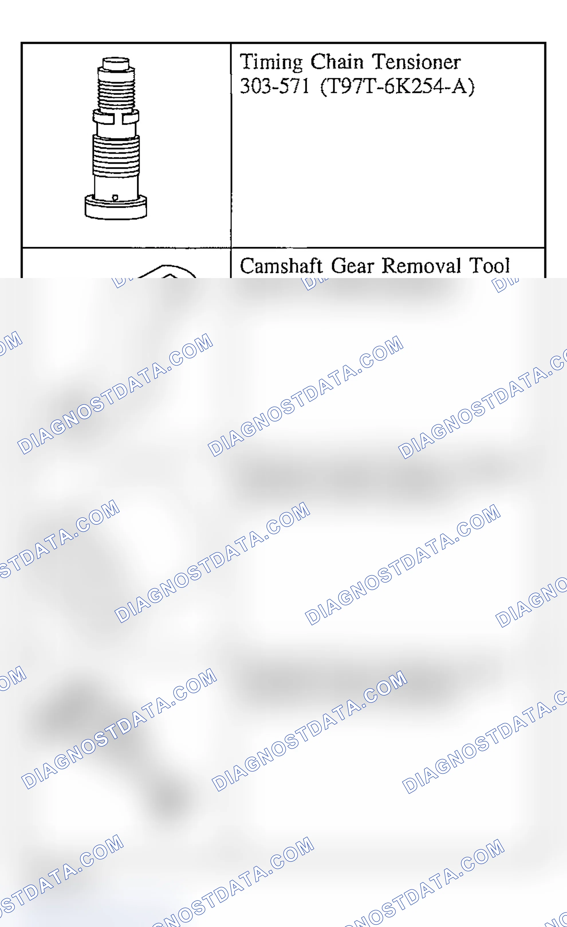 Scheme 182: Special Tools