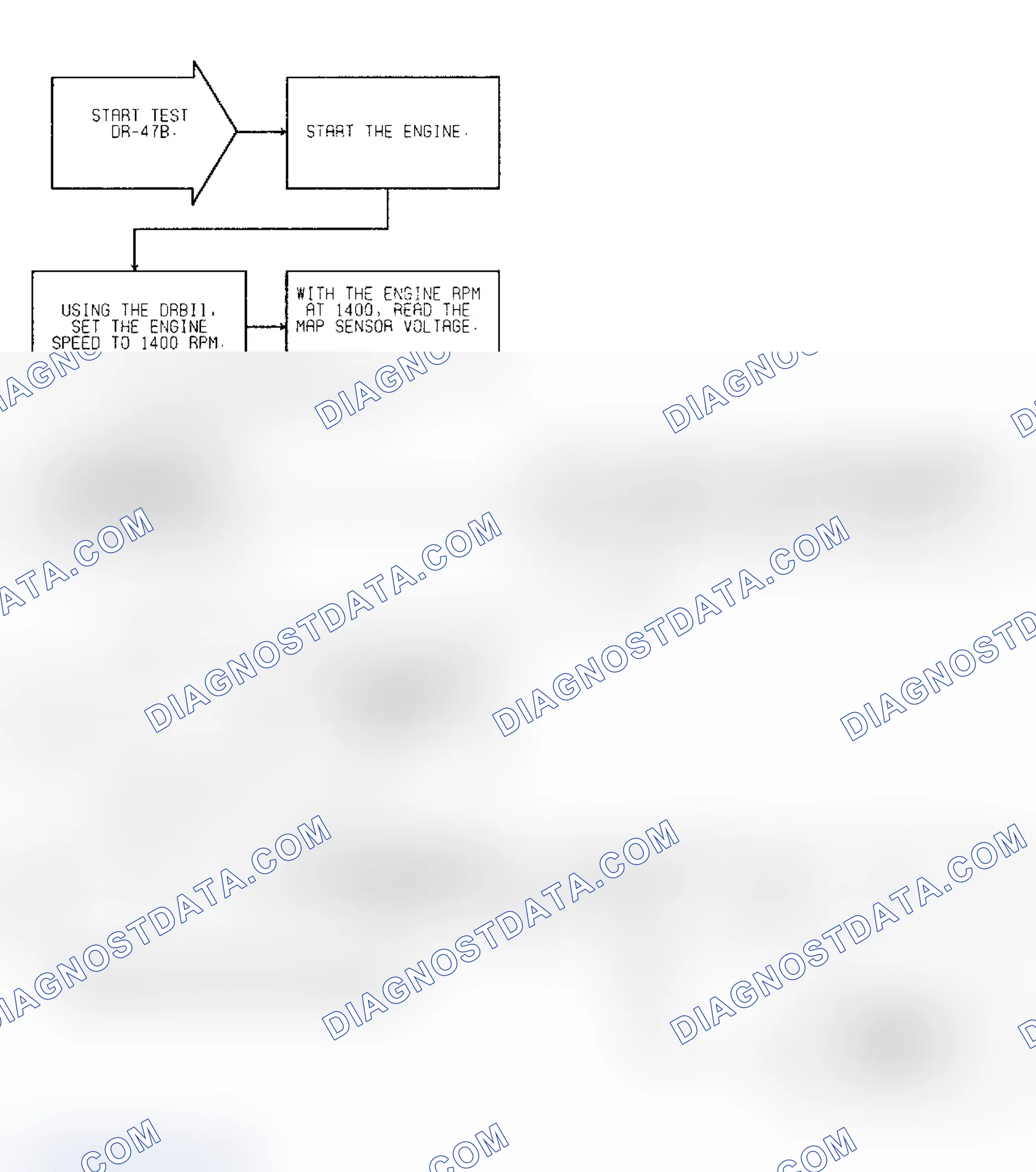 Scheme 345: Test DR-47B Intermittent Test for MAP Sensor Signal Change