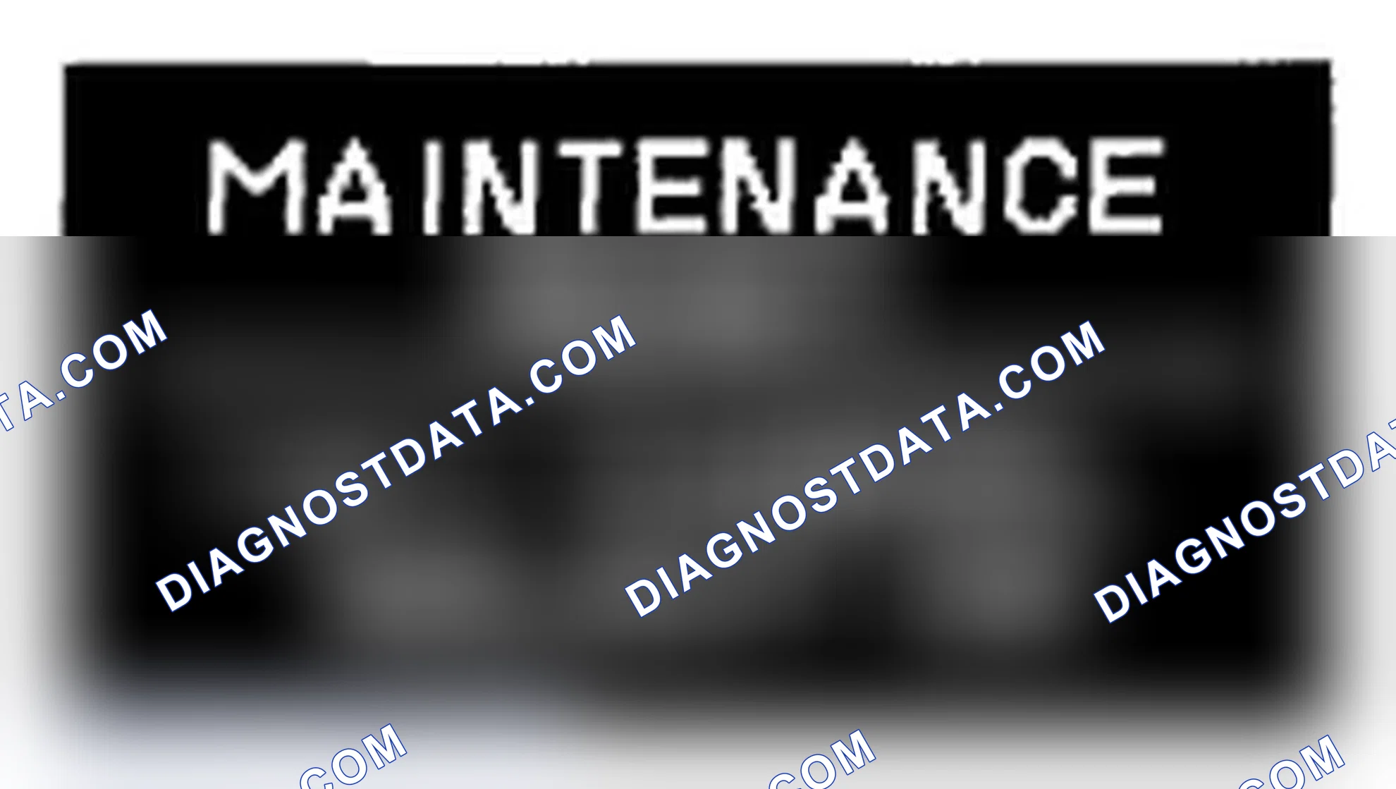 Scheme 18: Resetting the Maintenance Information Display