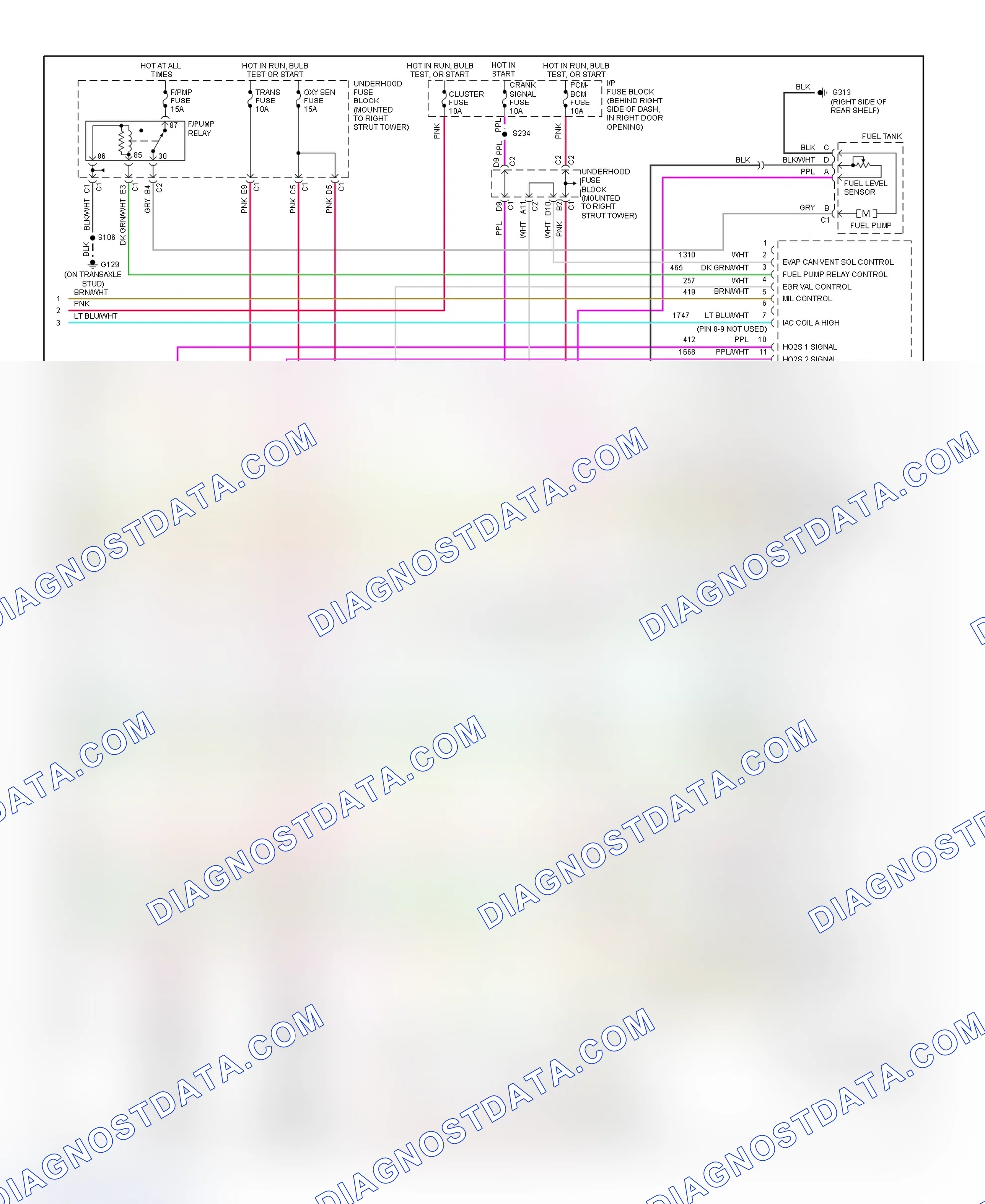 Scheme 49: PCM Wiring Diagram (Century - 3.1L - 4 Of 4)
