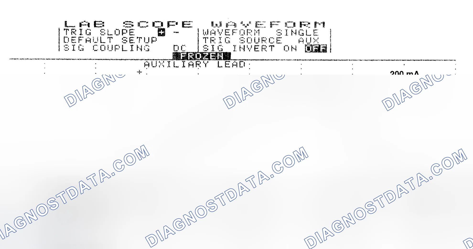 Scheme 13: Single Injector w/Normal Current Flow - Current Pattern