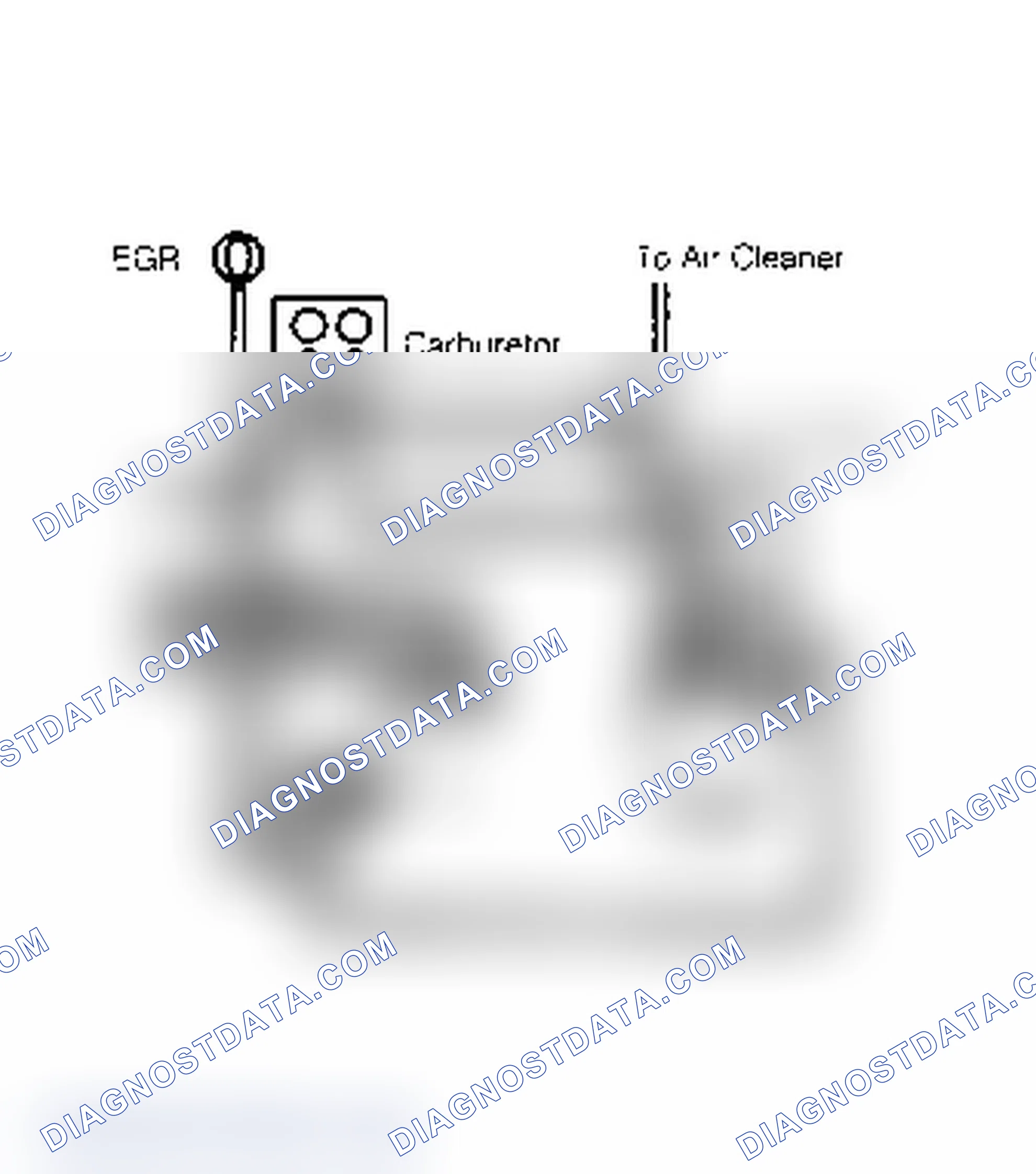 Scheme 58: Vacuum Hose Routing for Single-Canister Evaporative Control System Canister must be lowest point in system.
