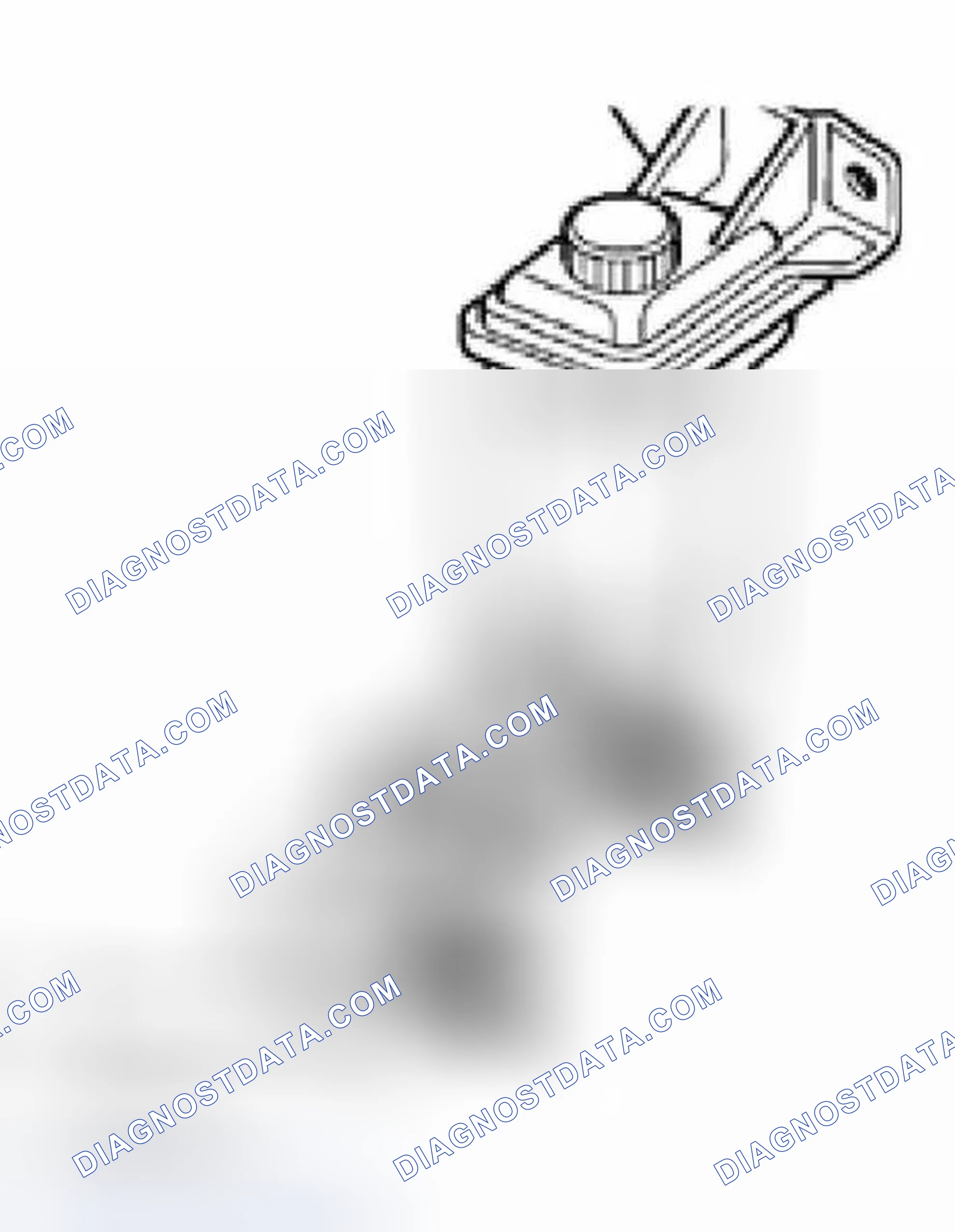 Scheme 1: Installation position, intake hose at power steering fluid reservoir, valid for all engines