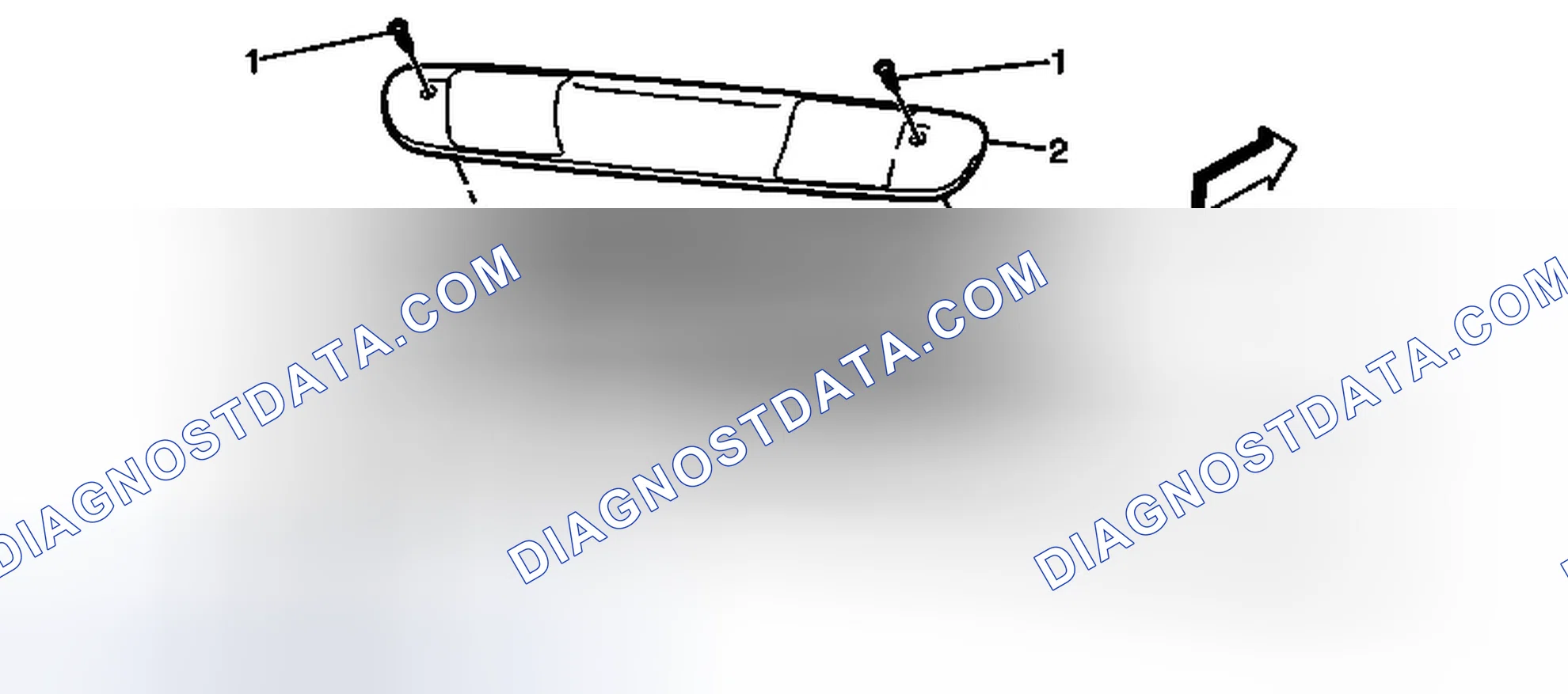 Scheme 84: High Mount Stop Lamp Bulb Replacement (GMC Denali)