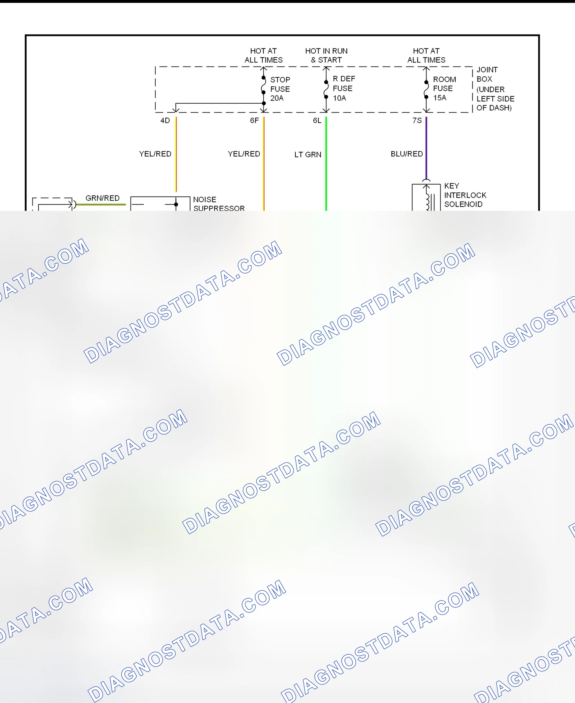 Scheme 28: Shift Interlock System Wiring Diagram (2002 Millenia)