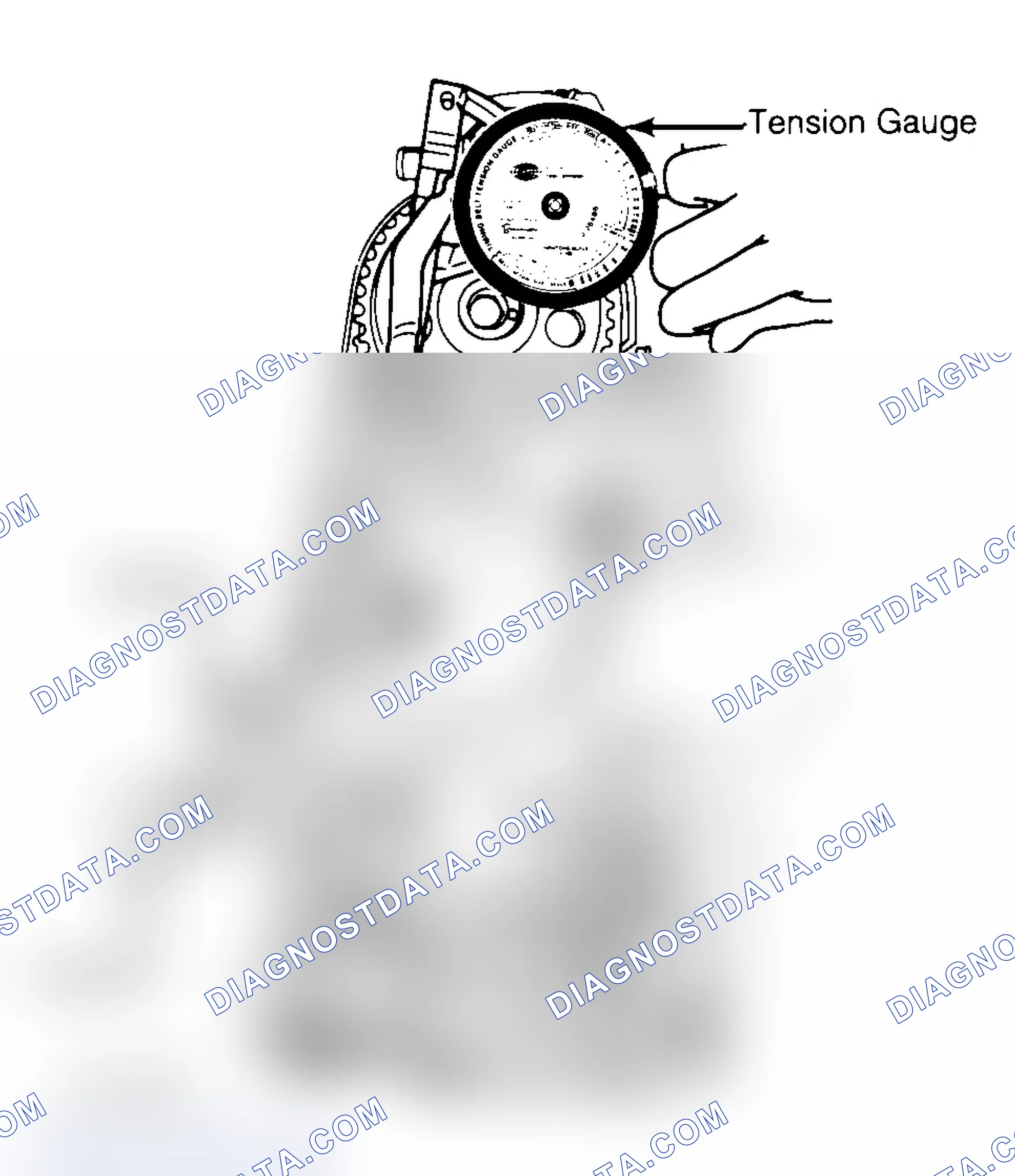 Scheme 28: Adjusting Typical Timing Belt Tension