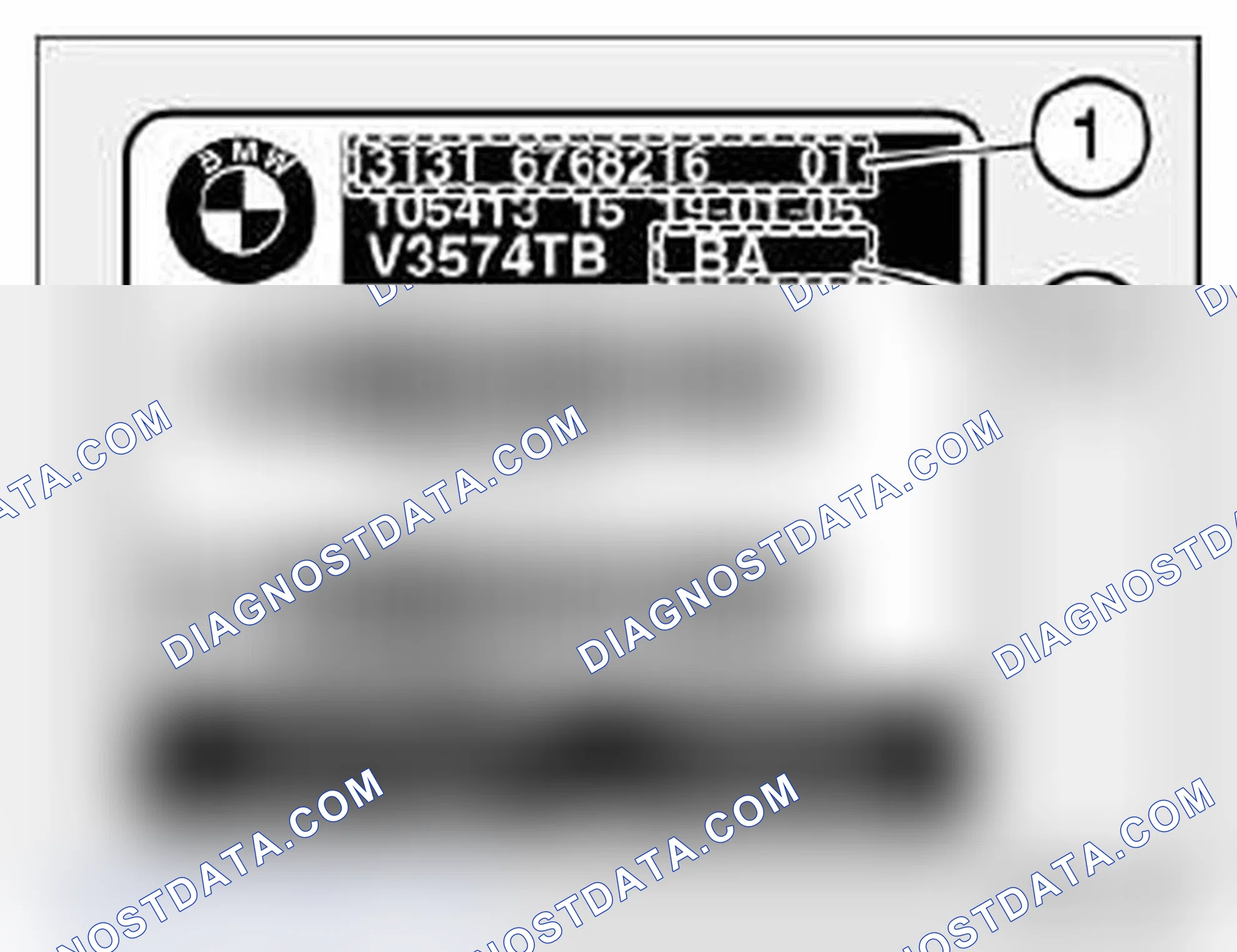 Scheme 15: 32 00 ... Identifying suspension from label on front axle