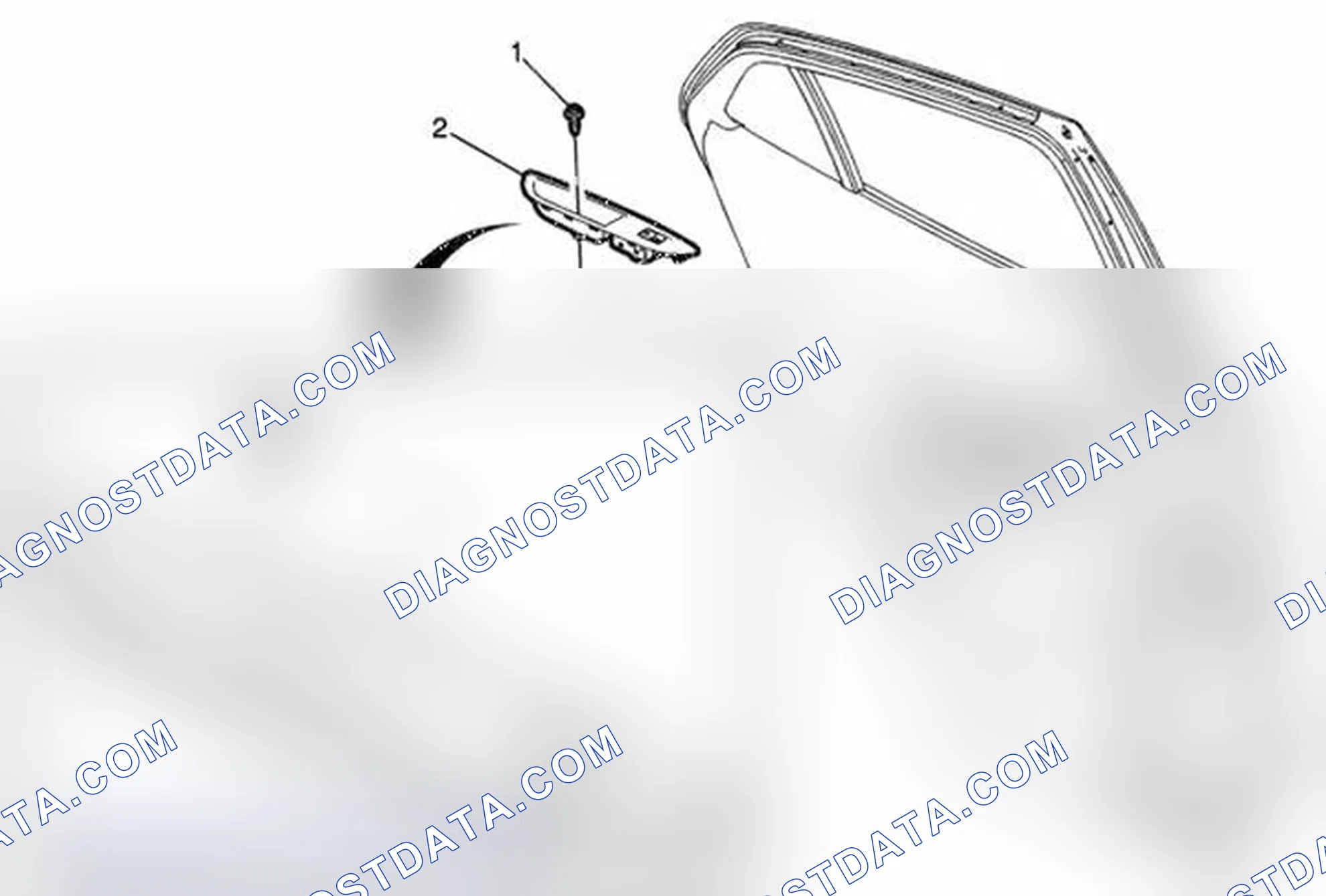 Scheme 47: Rear Side Door Accessory Switch Mount Plate Replacement (Encore)