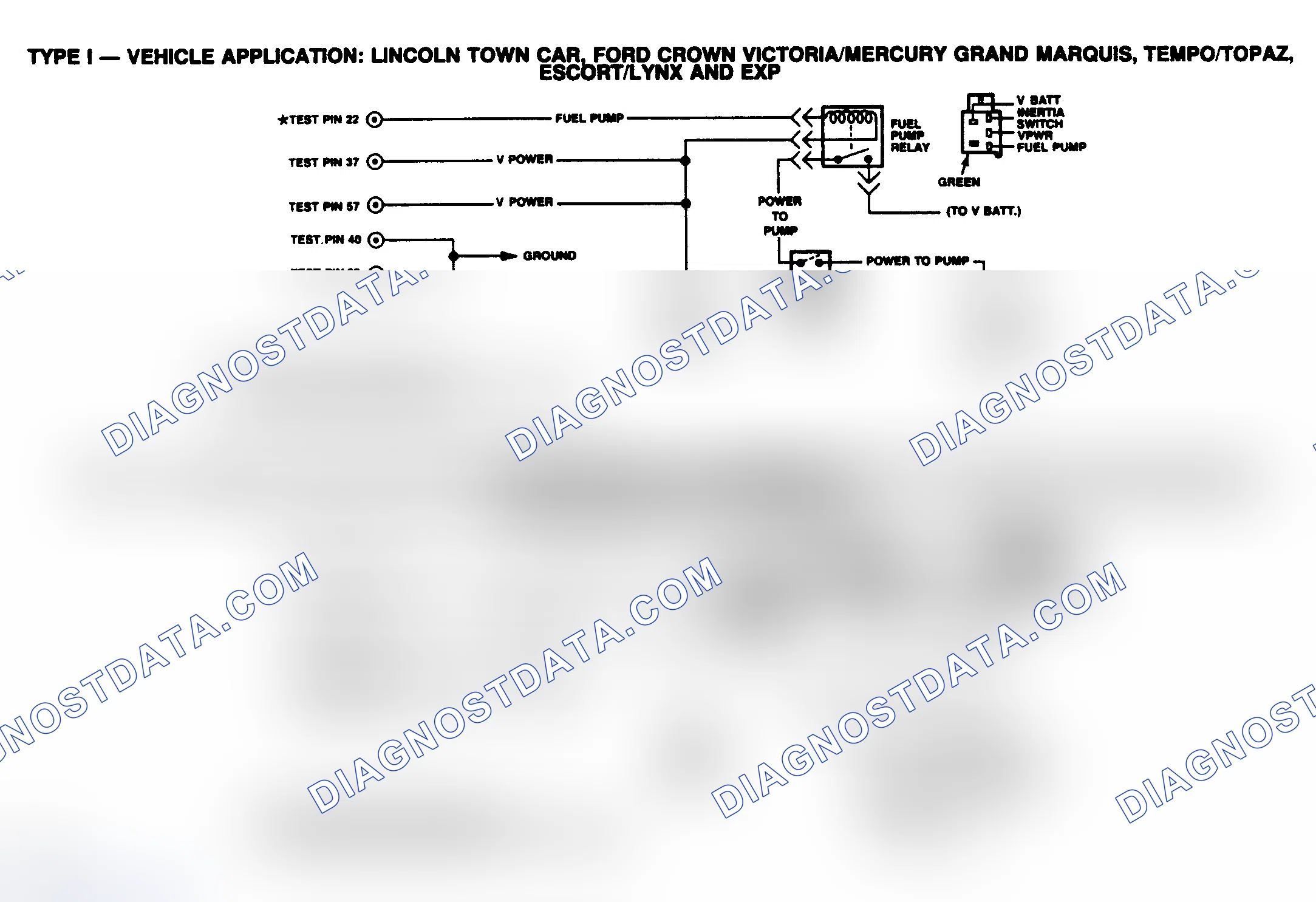 Scheme 56: Fuel Pump (Inertia Switch) Circuits