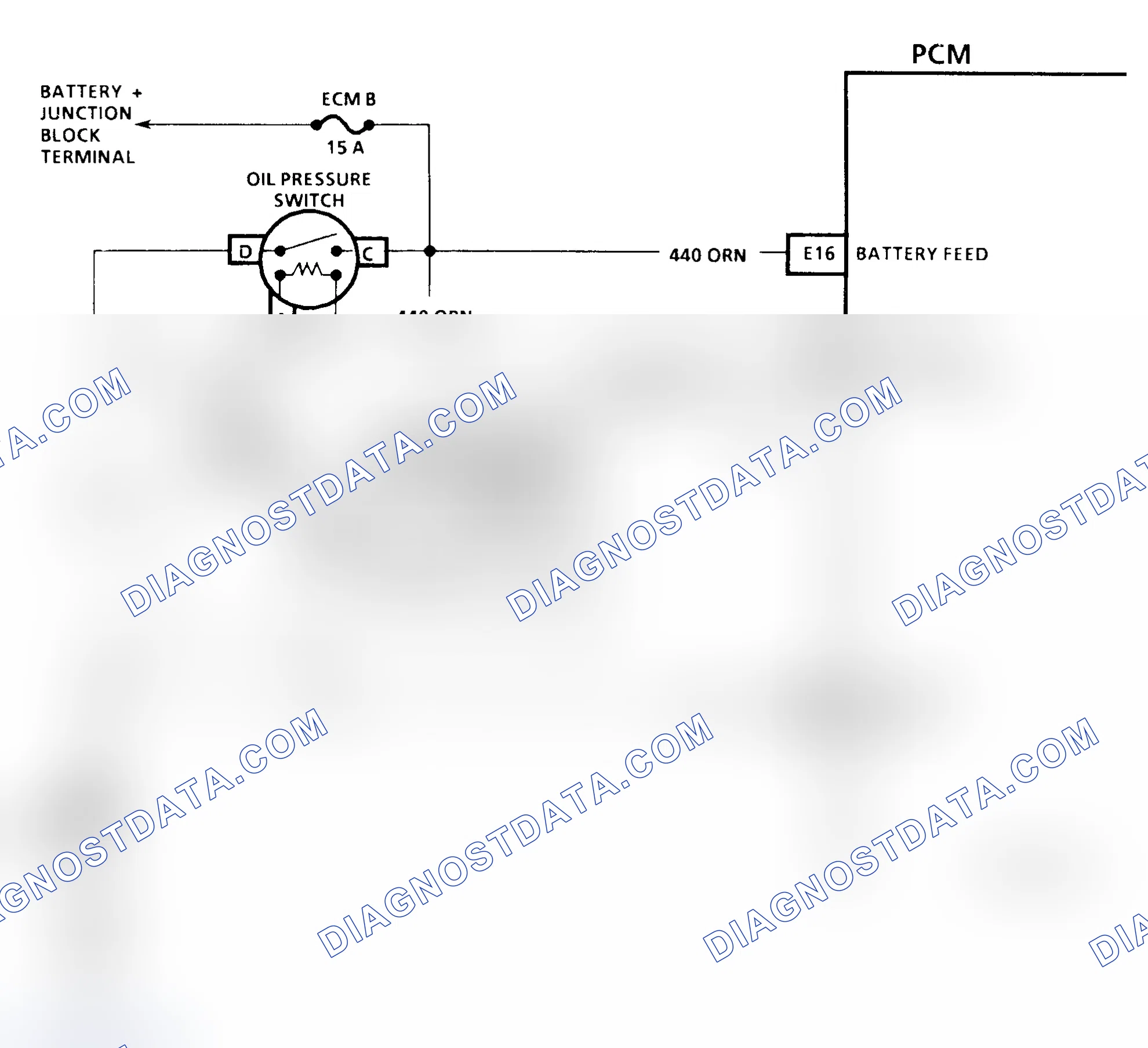 Scheme 93: Code 54 Schematic ("L" & "M" Series & "S" & "T" Series Utility Vehicles M/T Fuel Pump Circuit