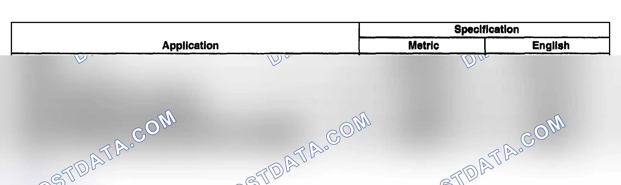 Scheme 191: Axle Preload and Backlash Specifications