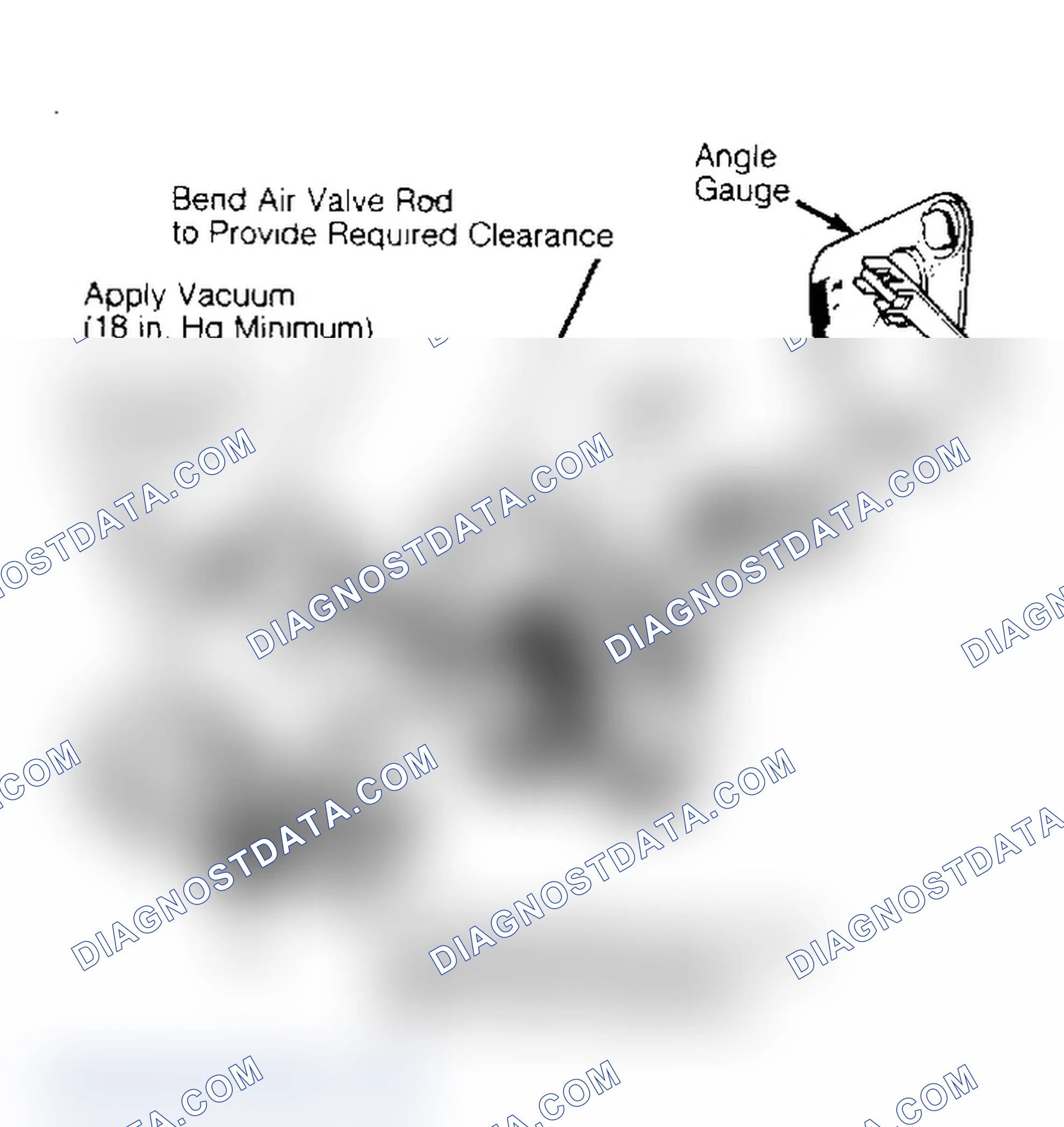Scheme 13: Secondary (Rear) Vacuum Break Adjustment Turn screw or bend vacuum break rod to adjust.