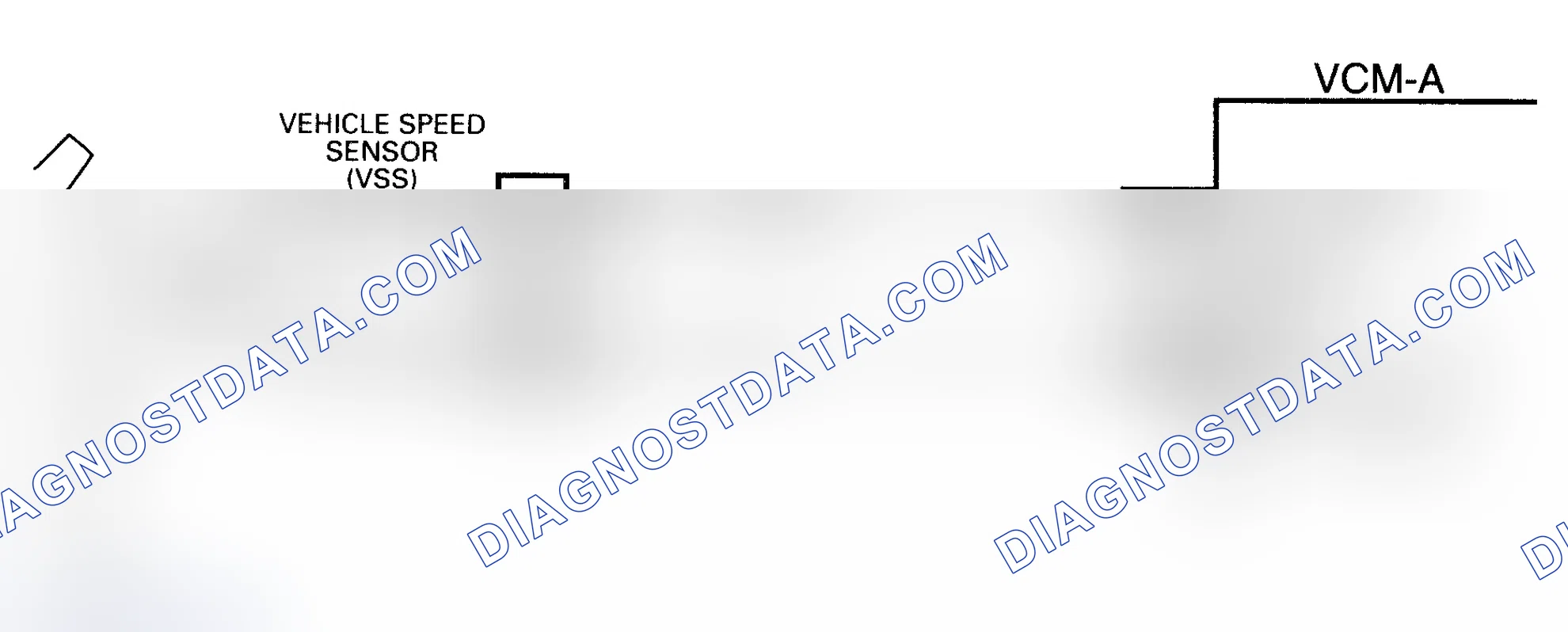 Scheme 199: Codes P0502/P0503 Schematic ("S" & "T" Series 4.3L - VIN W) VSS Circuit Low/High