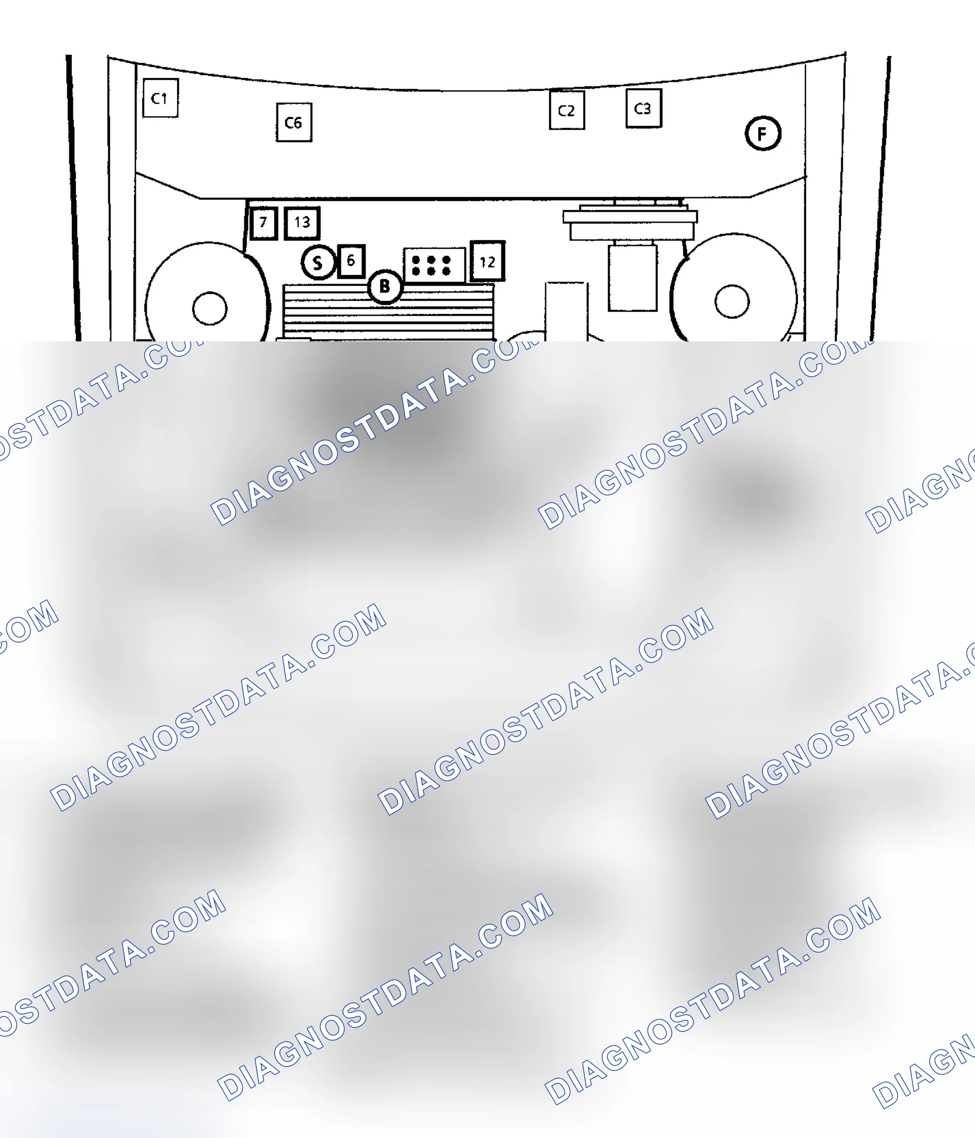 Scheme 239: Component Location (3.8L Non-Turbo "A", "C" & "H" Bodies)