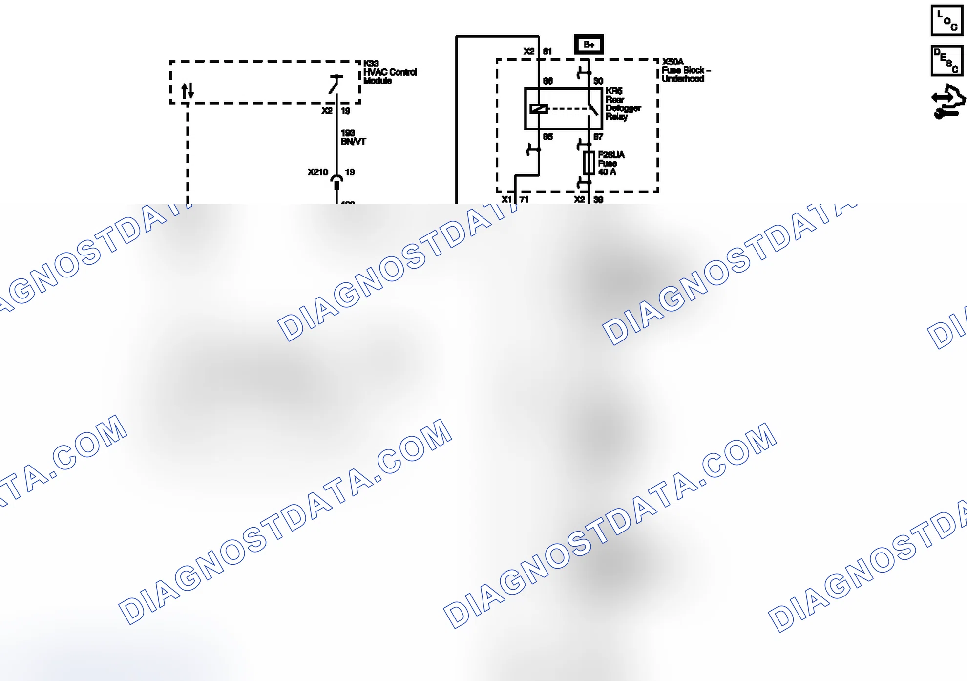 Scheme 4: Defogger Wiring Schematics