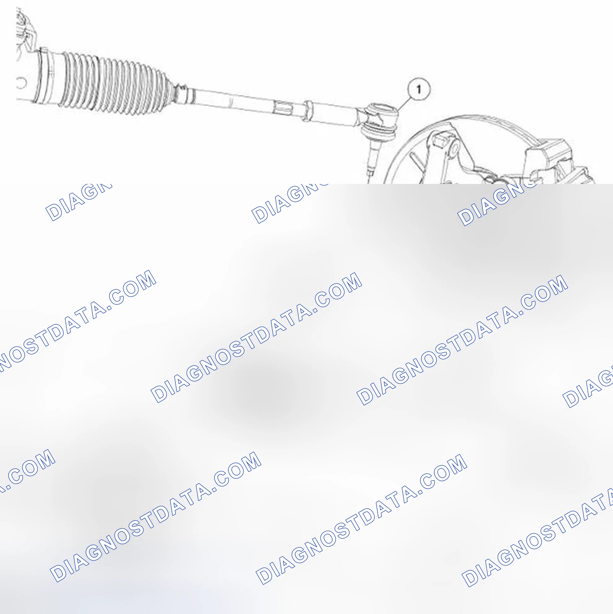 Scheme 12: Steering Linkage - Exploded View